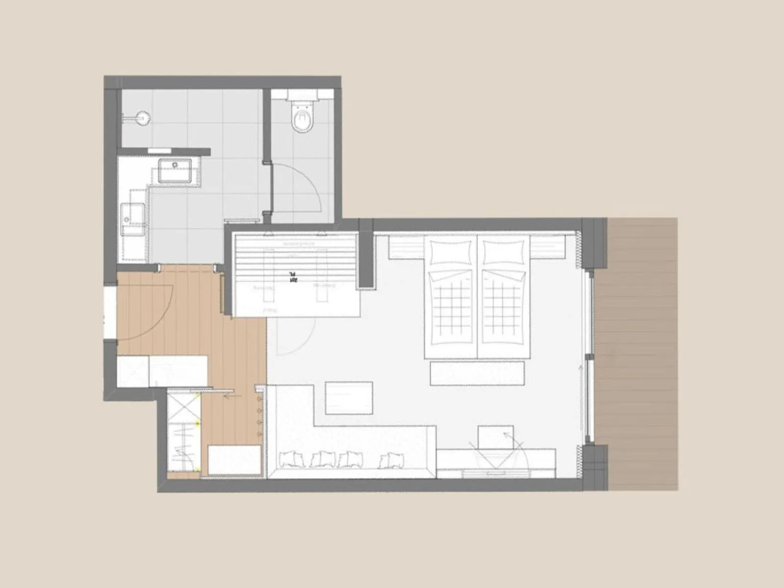 Floor plan in Natur- & Wellnesshotel Brunner Hof