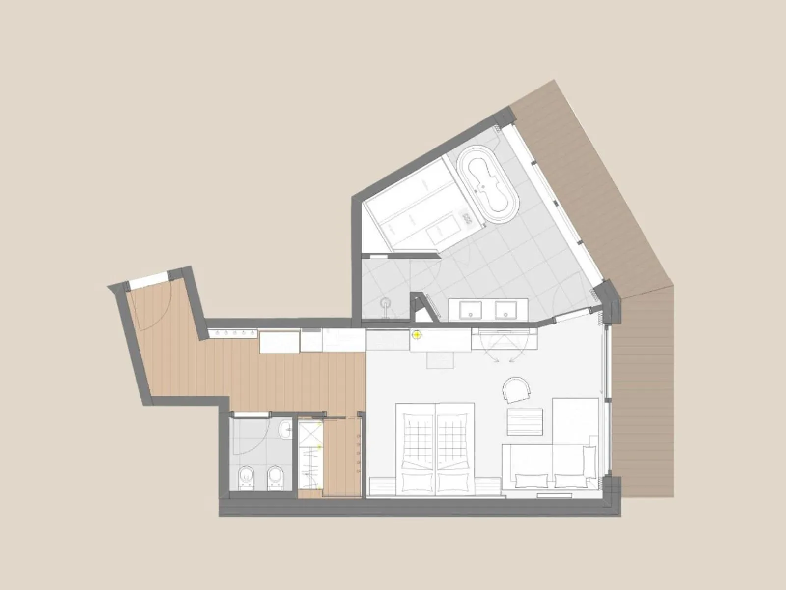Floor plan in Natur- & Wellnesshotel Brunner Hof