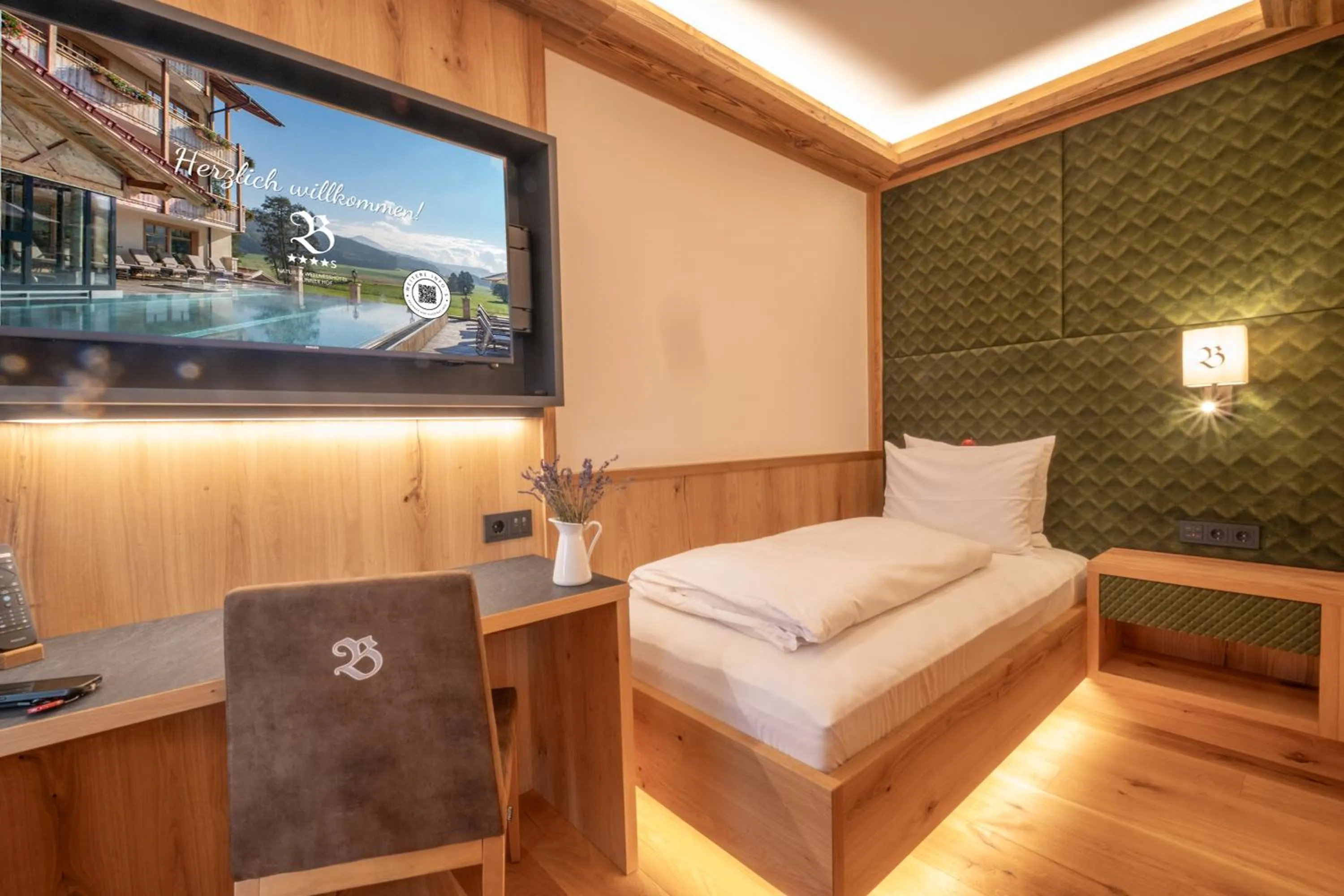 Photo of the whole room, Bed in Natur- & Wellnesshotel Brunner Hof