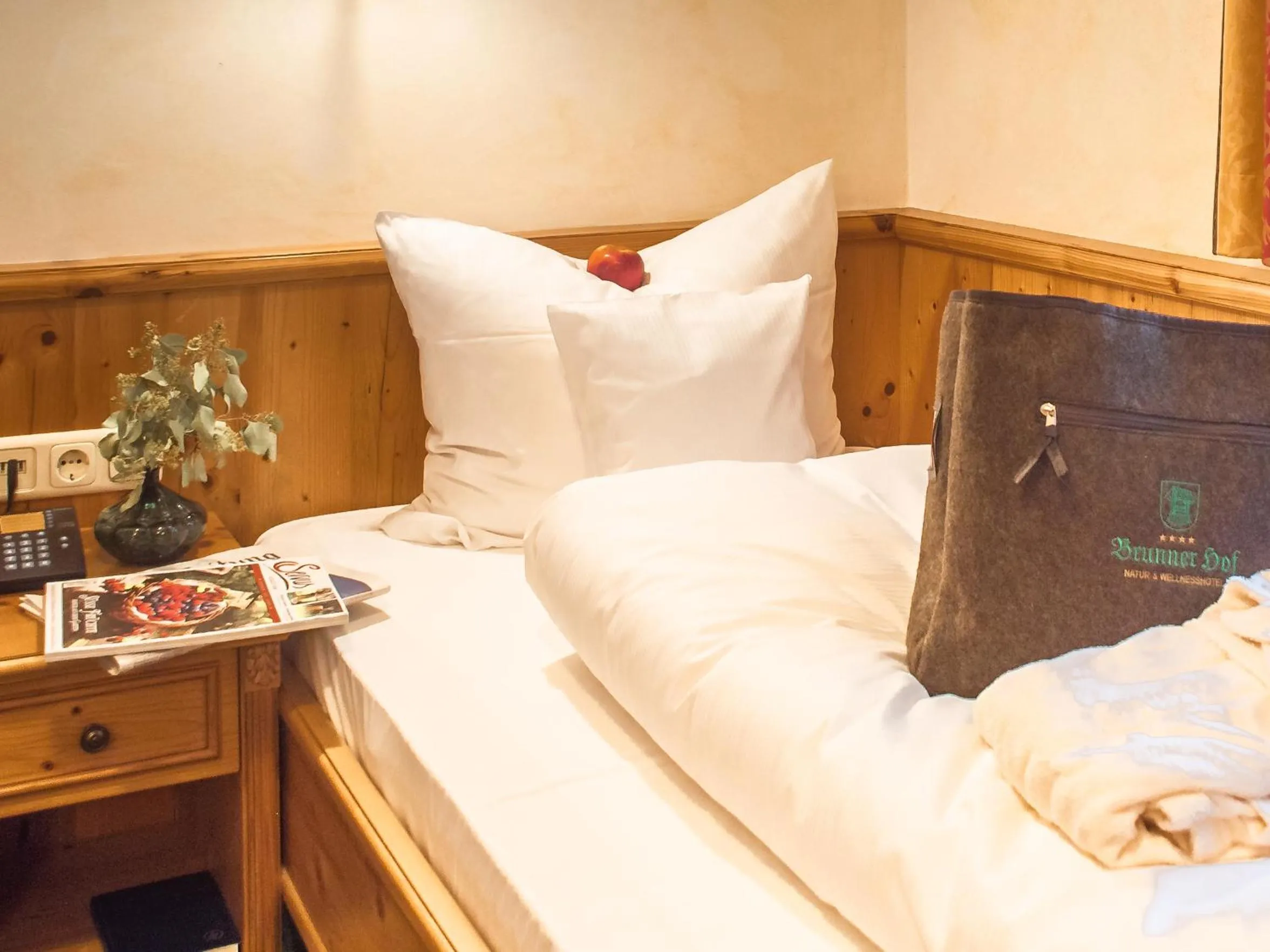 Photo of the whole room, Bed in Natur- & Wellnesshotel Brunner Hof