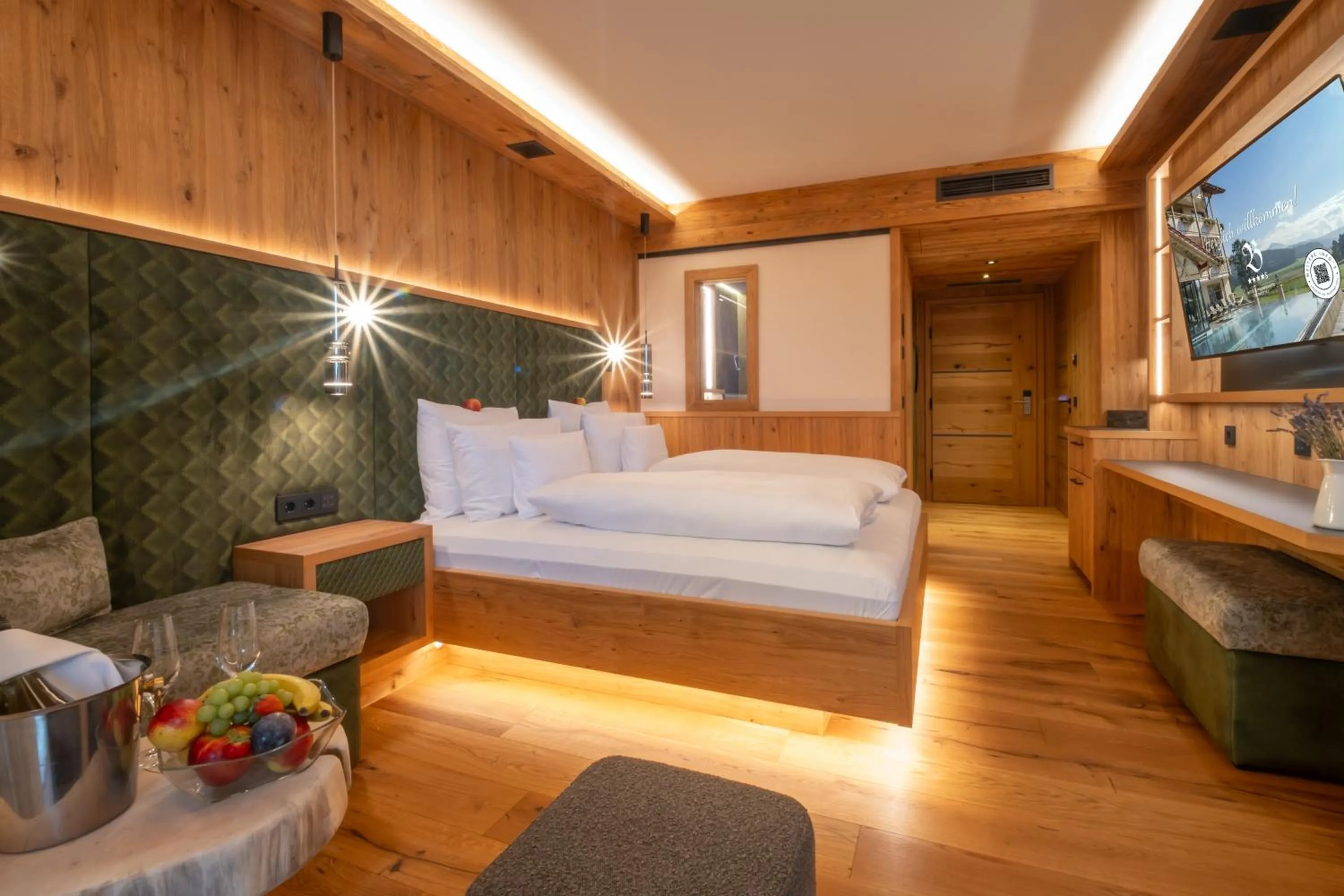 Photo of the whole room, Bed in Natur- & Wellnesshotel Brunner Hof