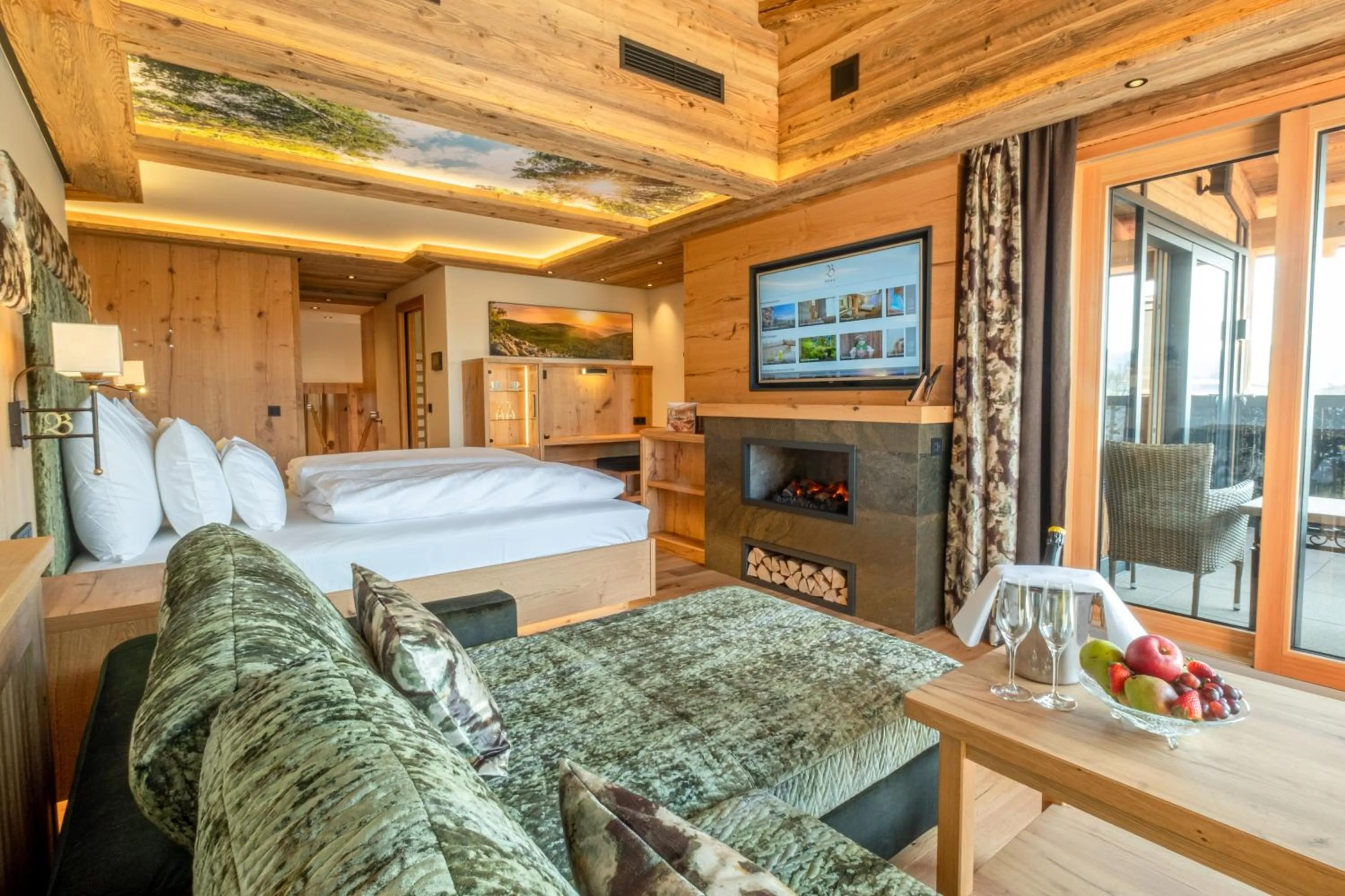 Photo of the whole room, Bed in Natur- & Wellnesshotel Brunner Hof