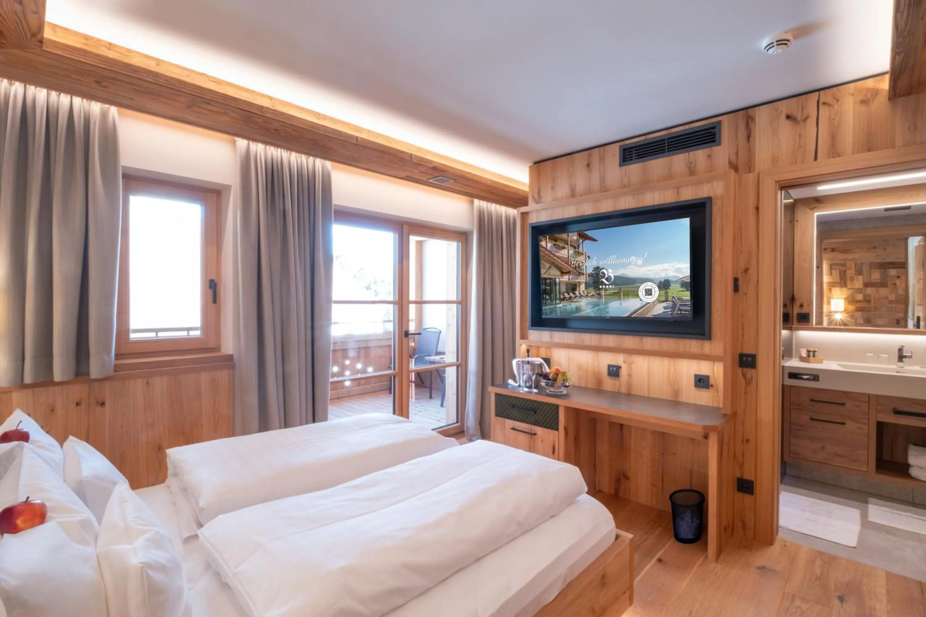 Photo of the whole room, Bed in Natur- & Wellnesshotel Brunner Hof