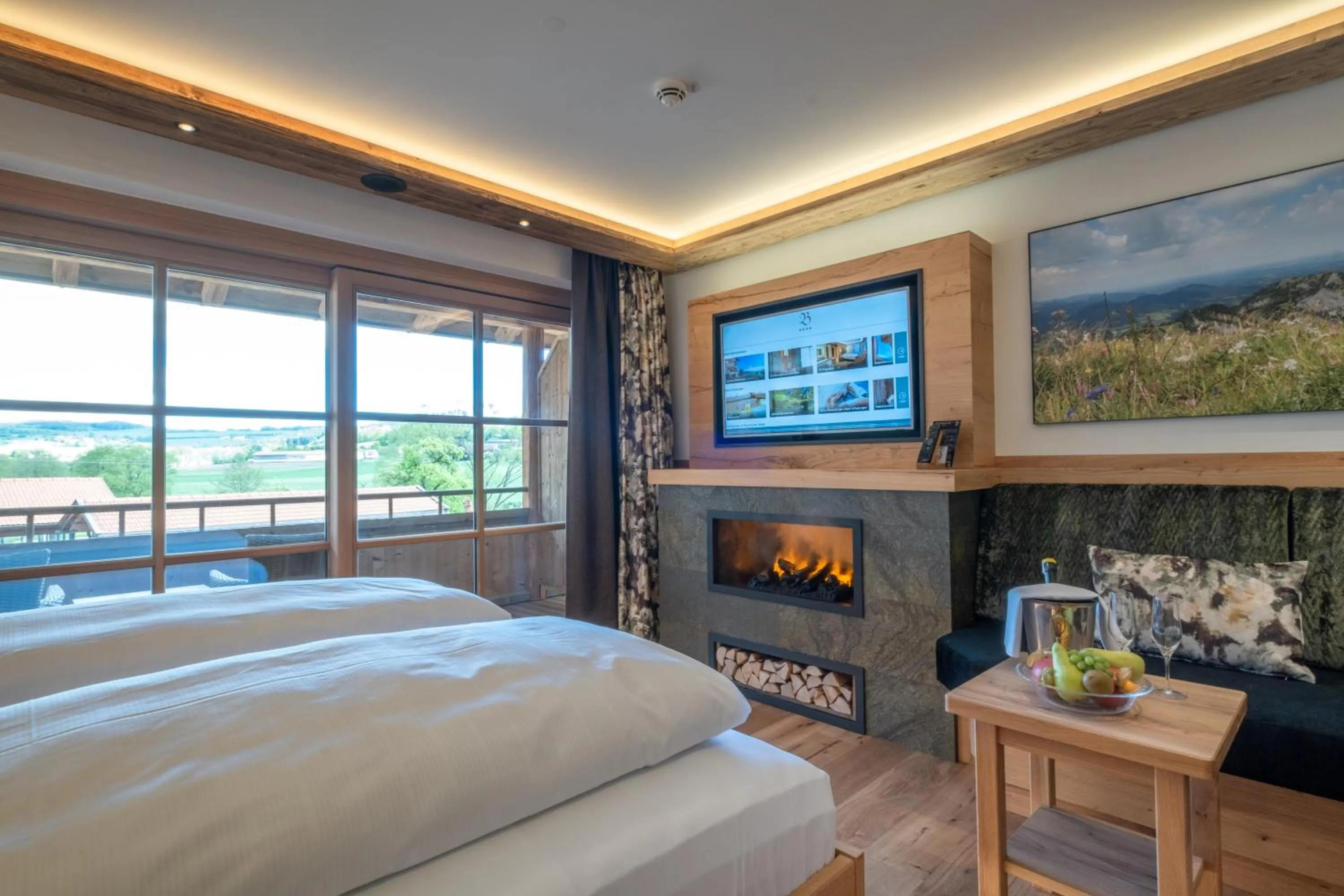 Photo of the whole room, Bed in Natur- & Wellnesshotel Brunner Hof