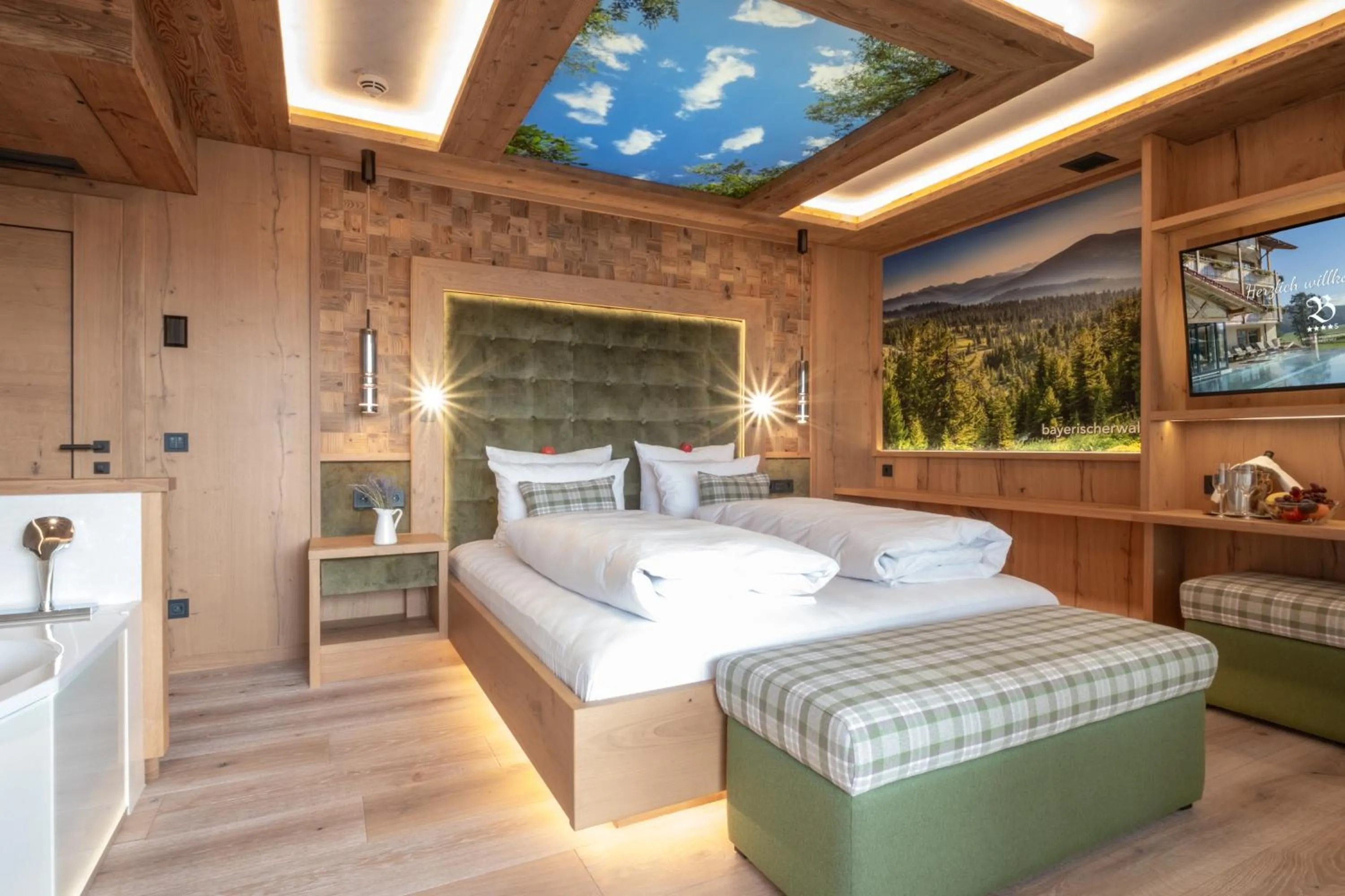 Photo of the whole room, Bed in Natur- & Wellnesshotel Brunner Hof