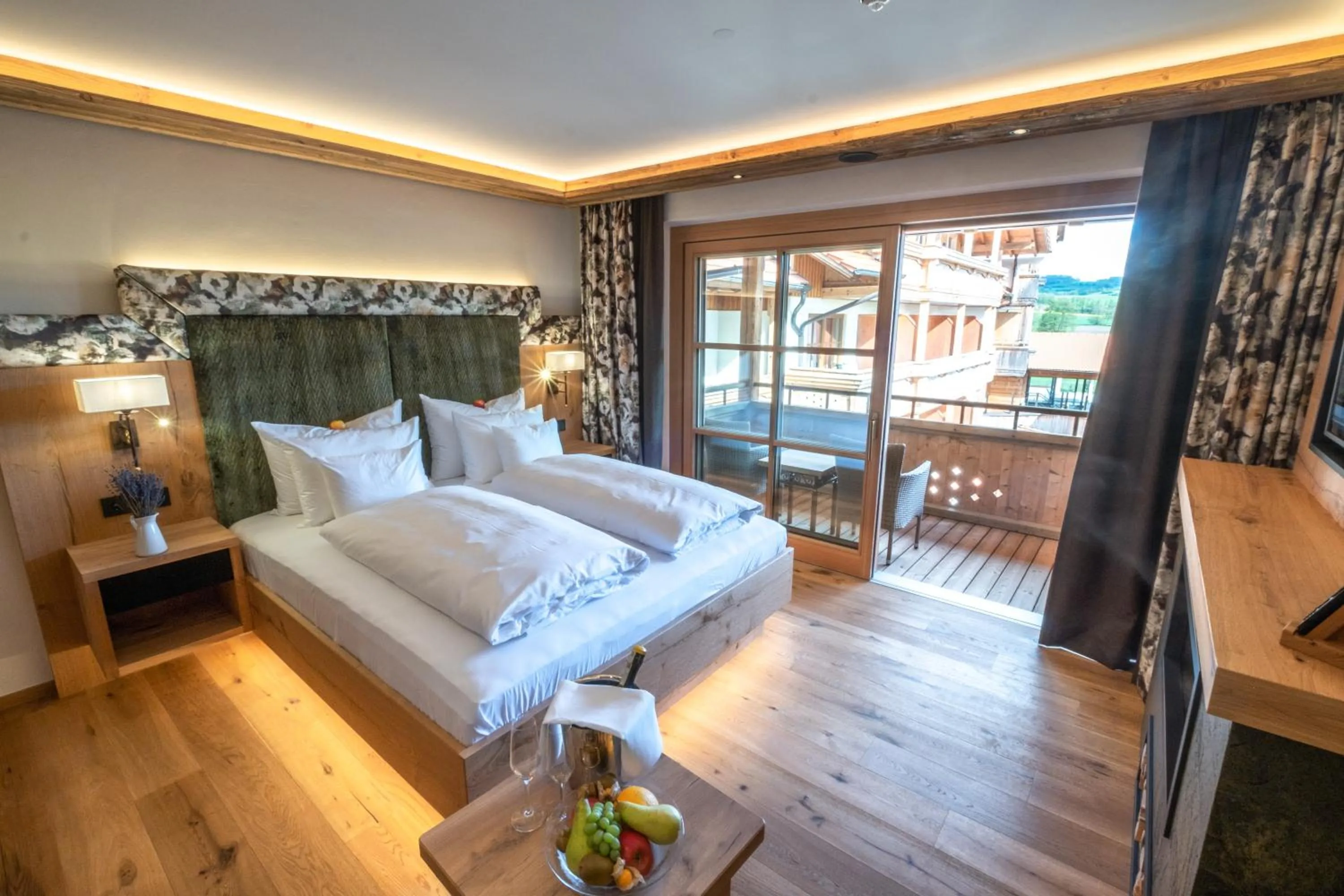 Photo of the whole room, Bed in Natur- & Wellnesshotel Brunner Hof