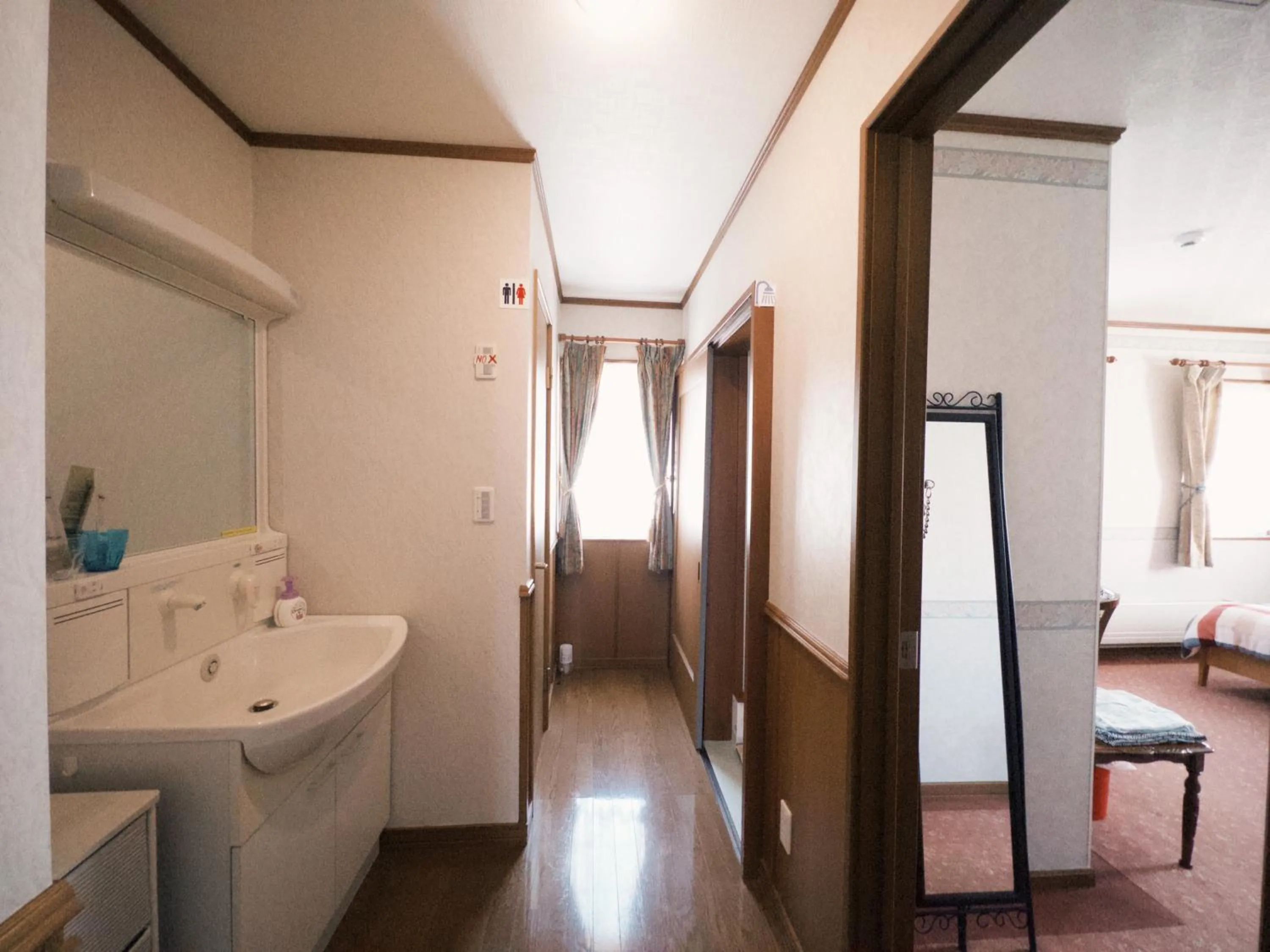 Bathroom, Bed in Nishikien inn
