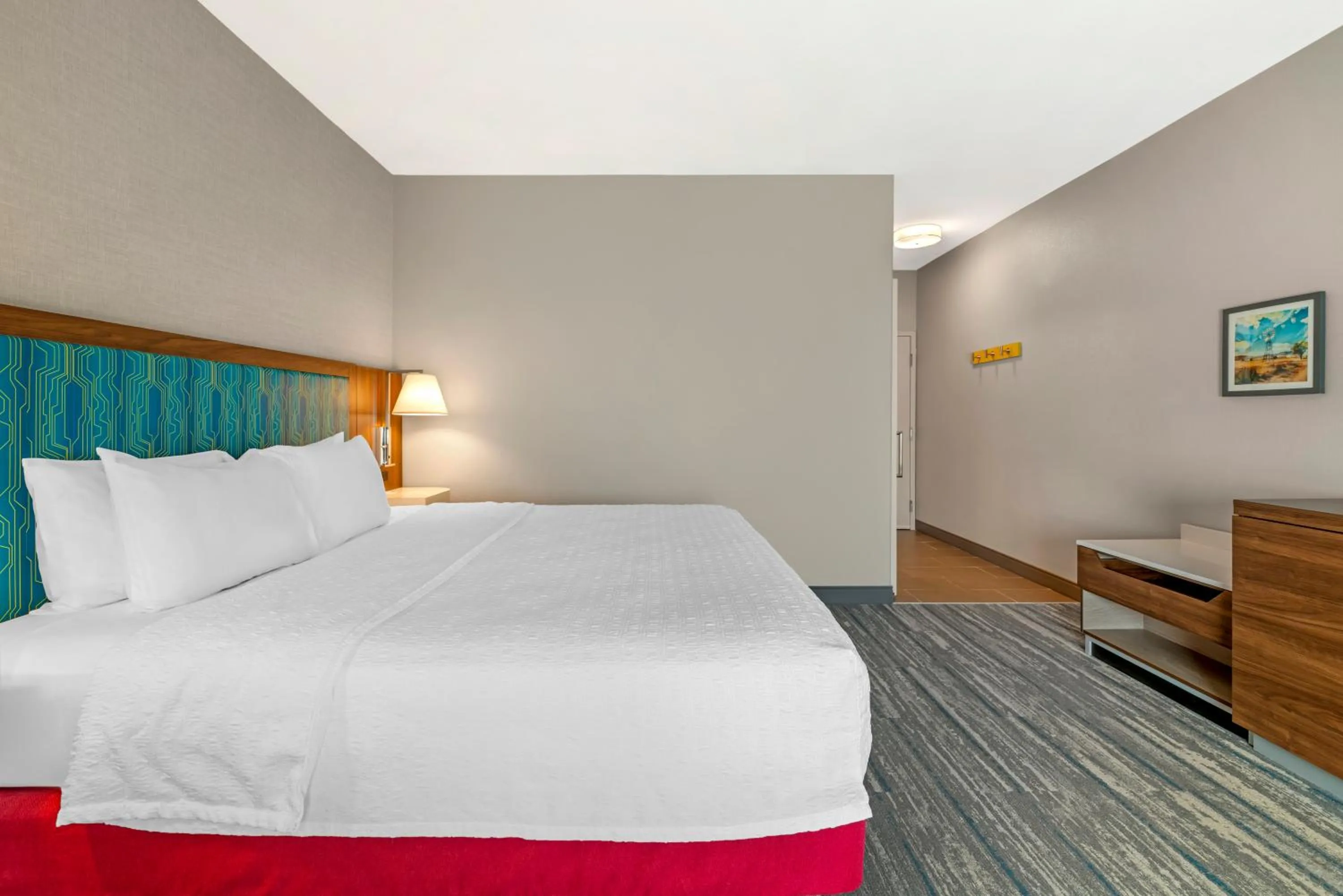 Bed in Hampton Inn Junction City