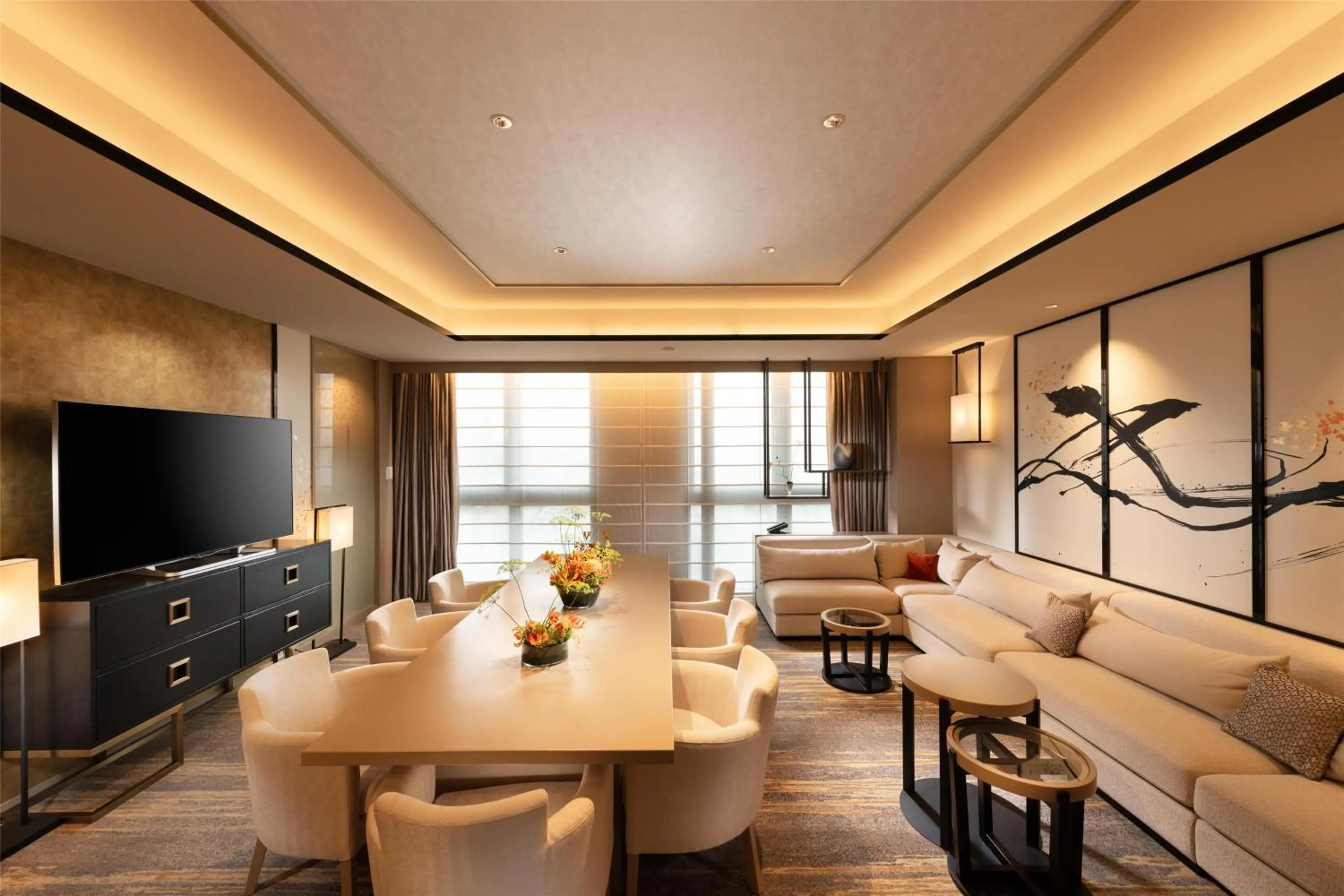 Living room in DoubleTree by Hilton Kyoto Station