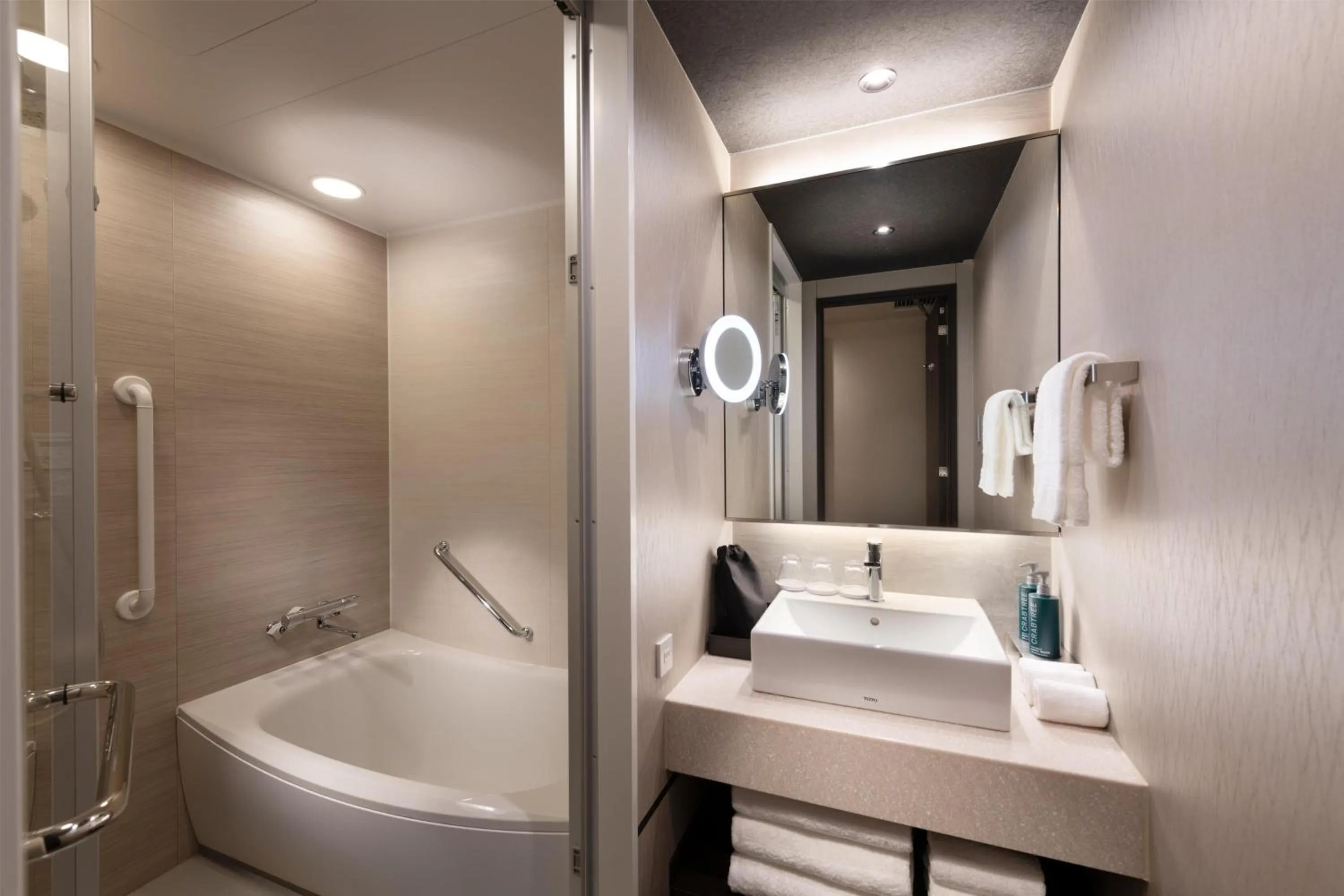 Bathroom in DoubleTree by Hilton Kyoto Station