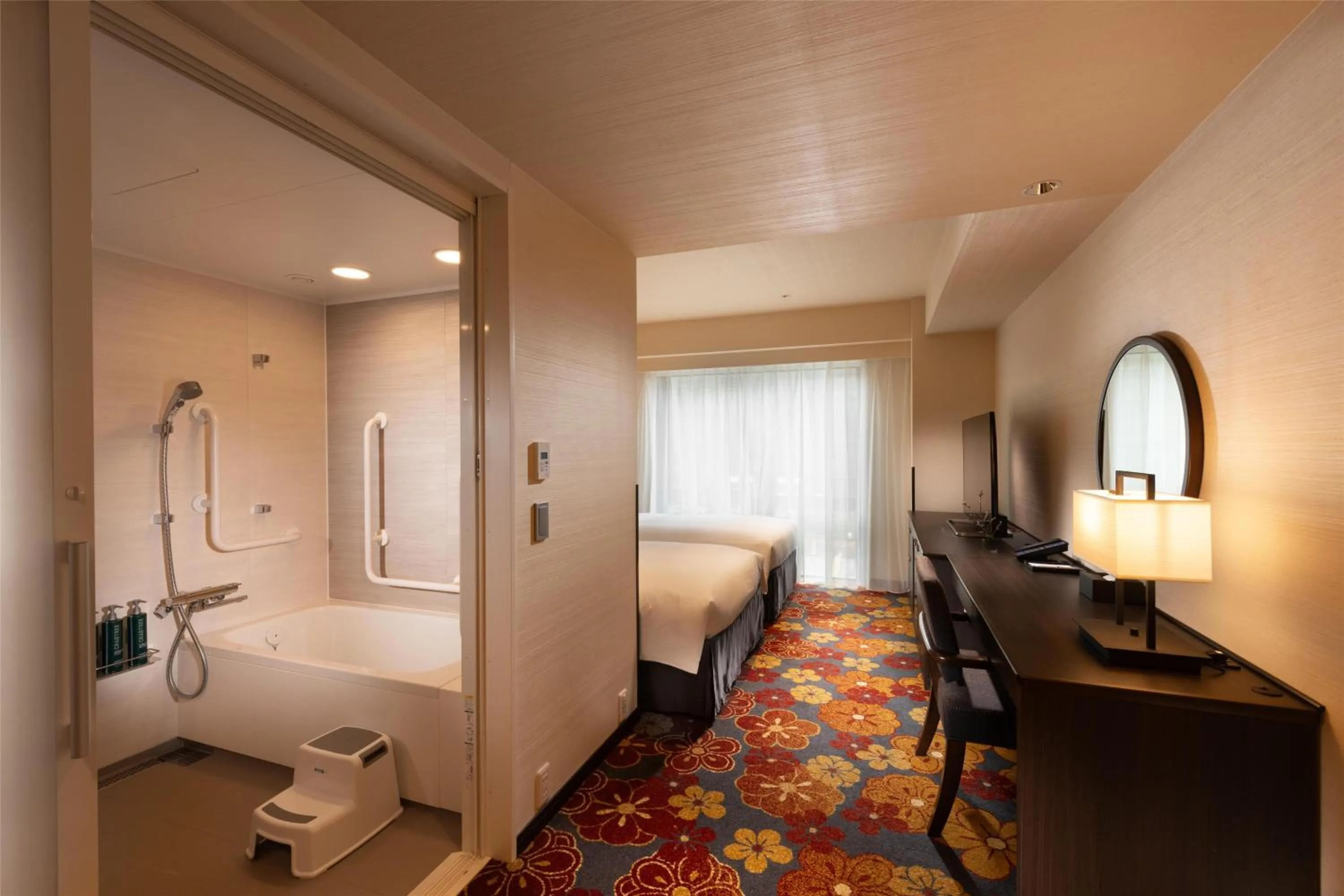 Bed in DoubleTree by Hilton Kyoto Station