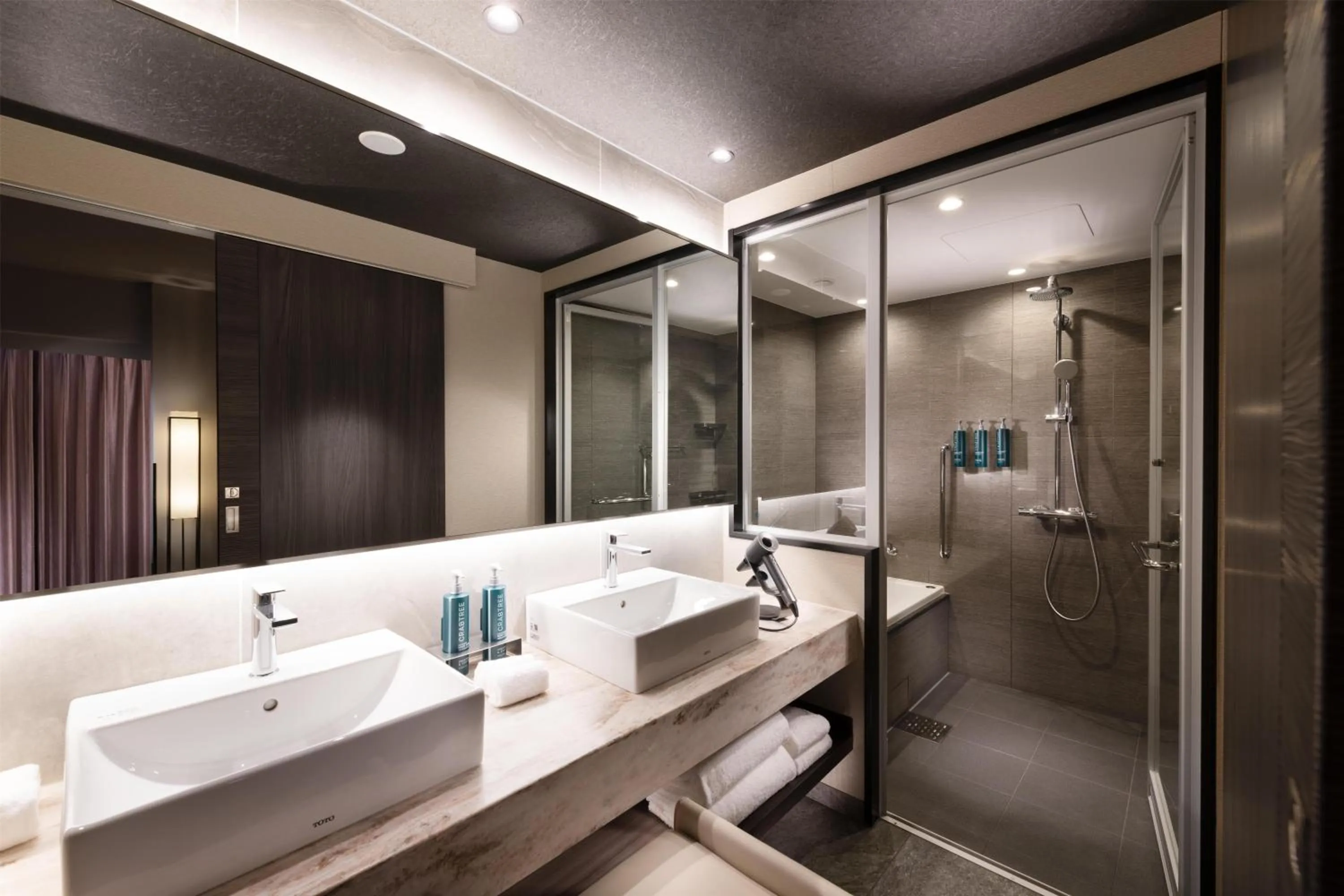 Bathroom in DoubleTree by Hilton Kyoto Station
