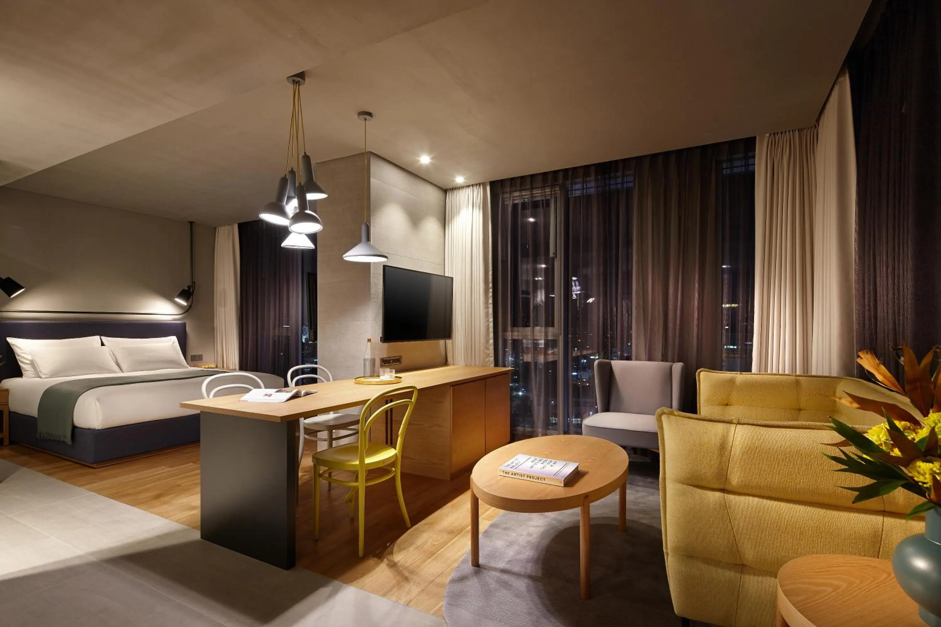 Bedroom, Bed in L7 Hongdae