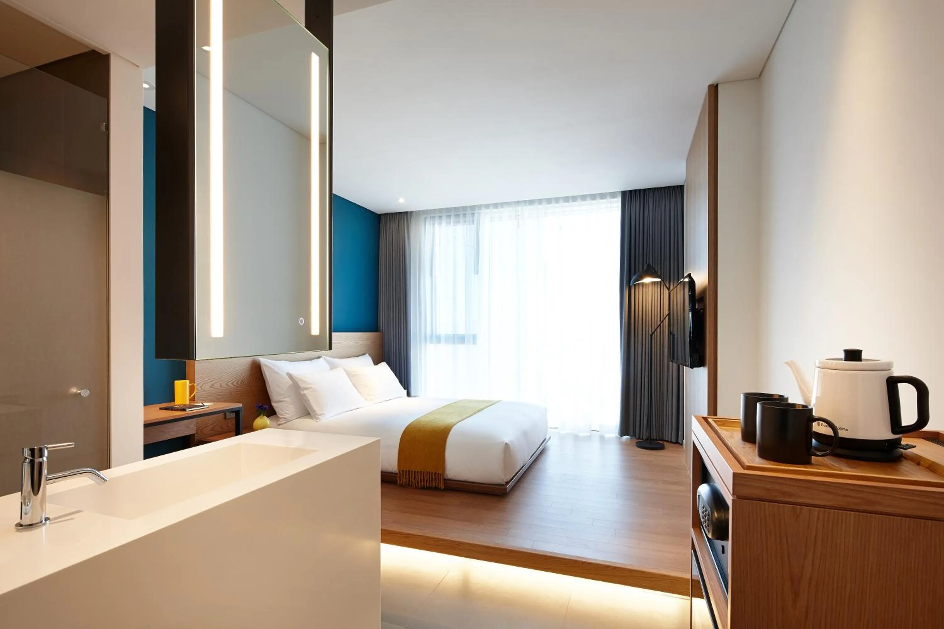 Bedroom, Bed in L7 Hongdae