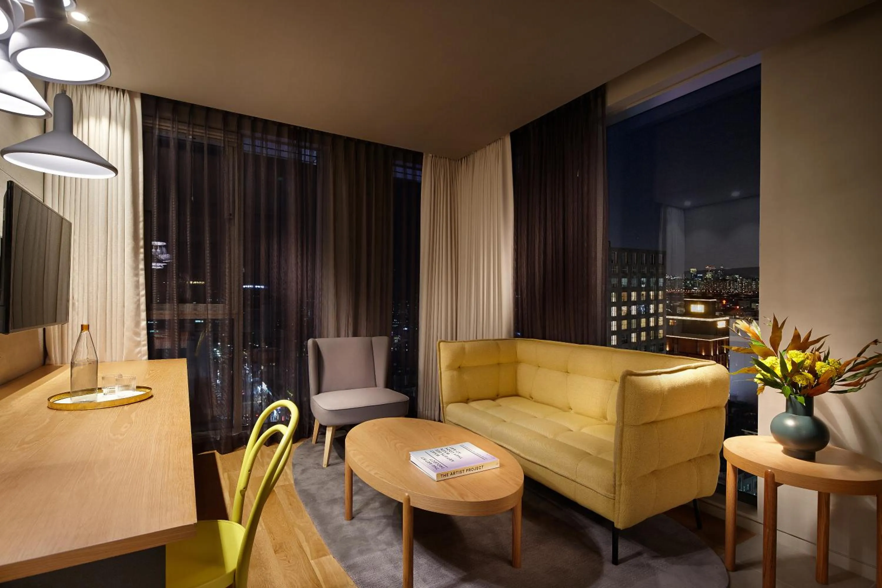 Living room in L7 Hongdae