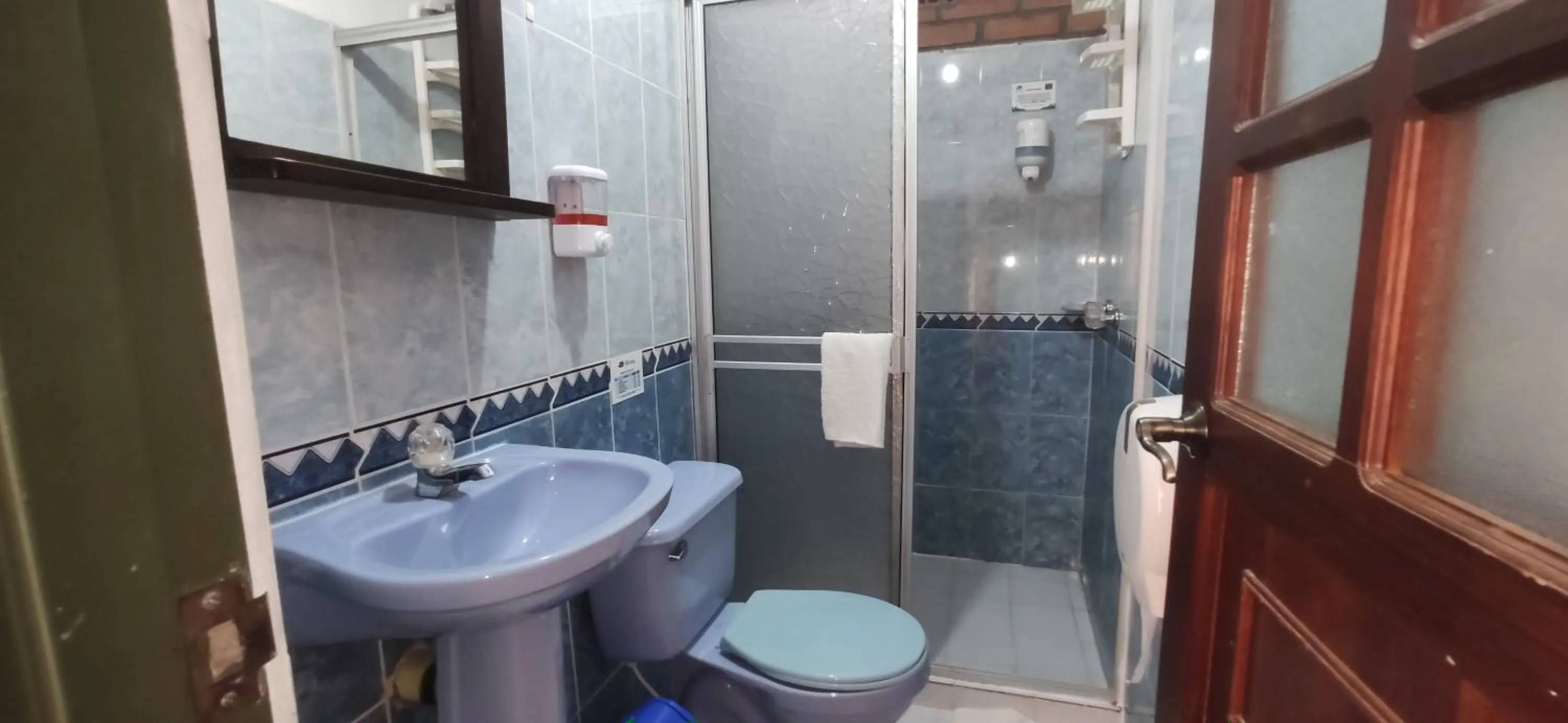 Shower in Hotel Campestre UMPALÁ