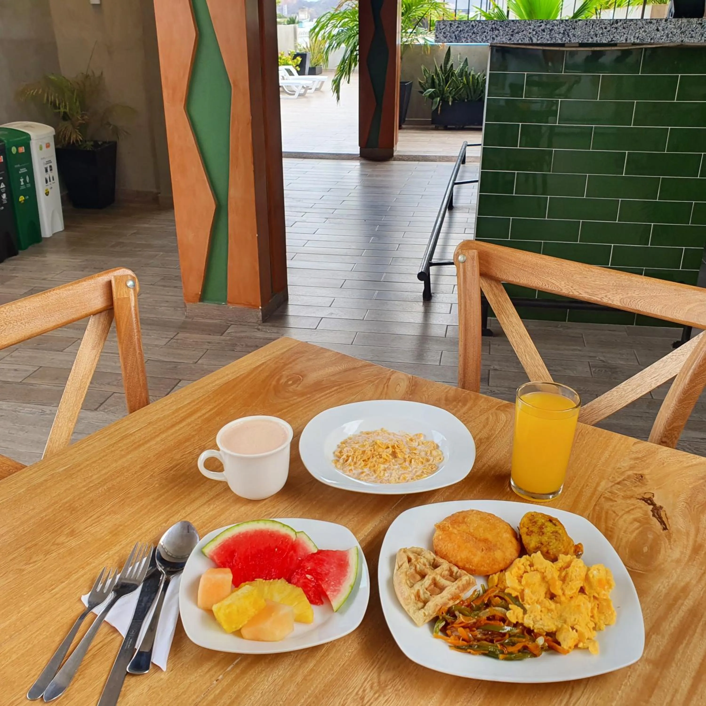 Breakfast in Hotel San Miguel Imperial