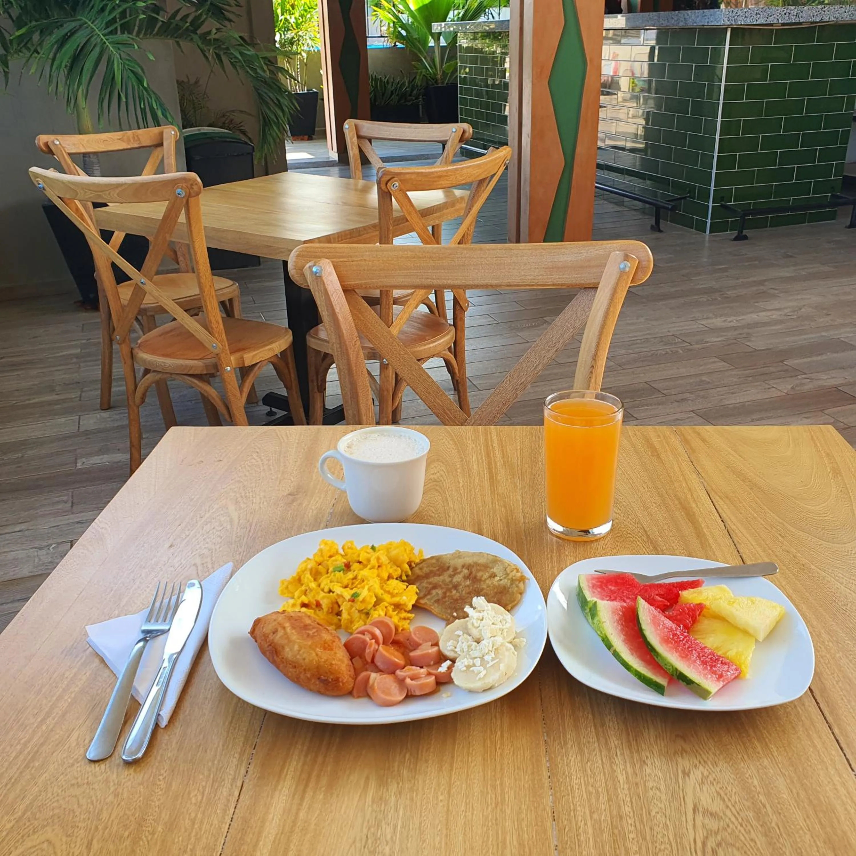 Breakfast in Hotel San Miguel Imperial
