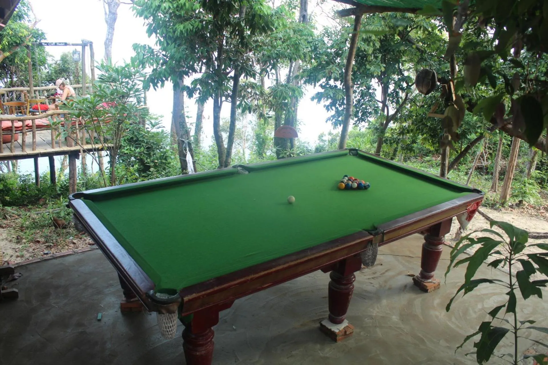 Lounge or bar in The Cliff Hostel, M'Pay Bay