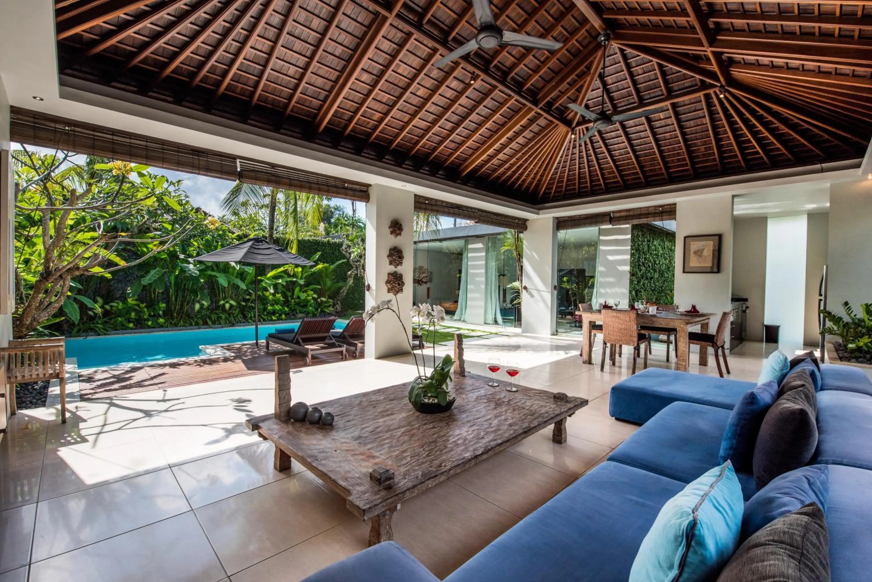 Garden in Kembali Villas