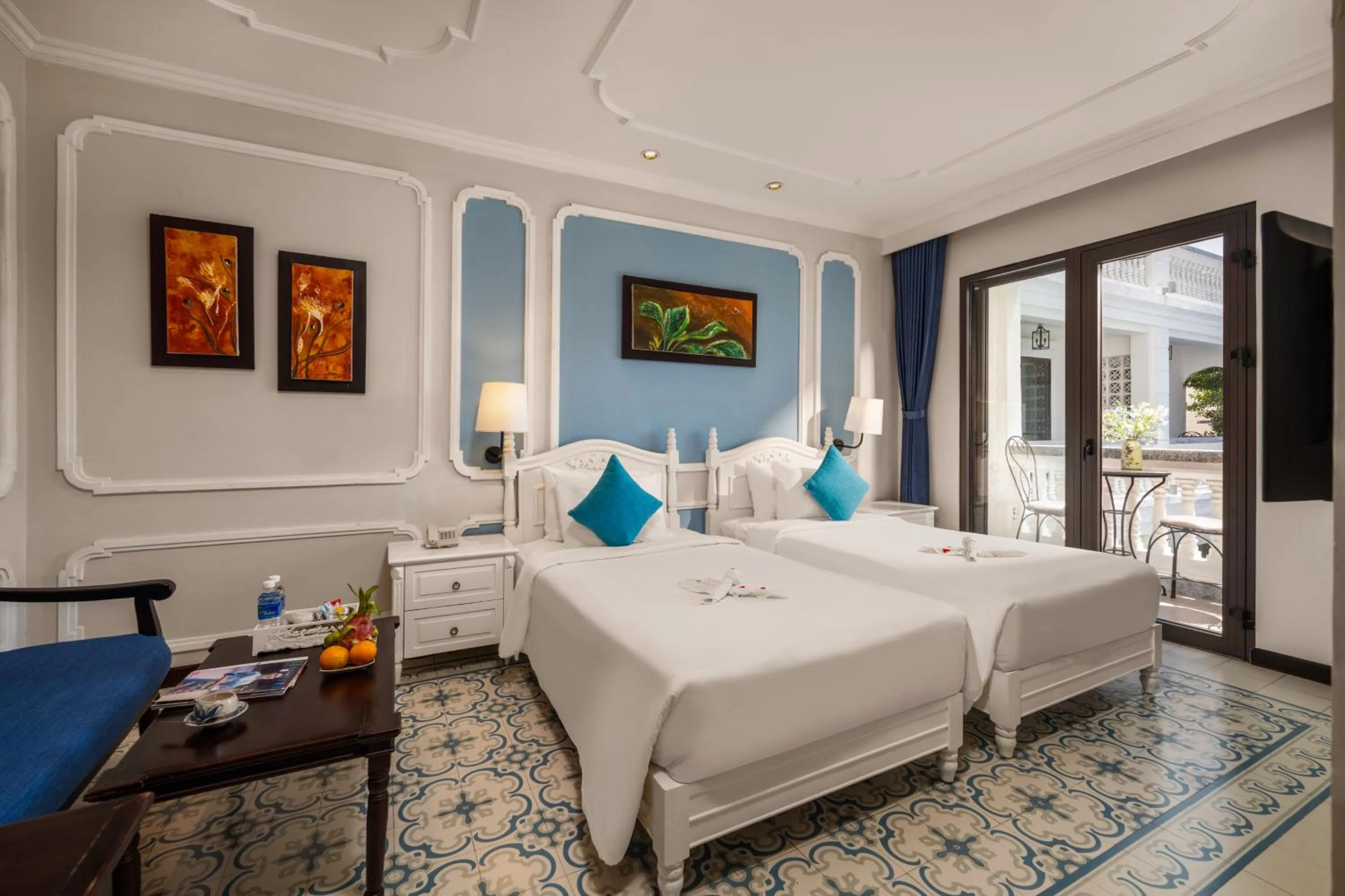 Bed in Hoi An Rosemary Boutique Hotel & Spa - A Peaceful Retreat