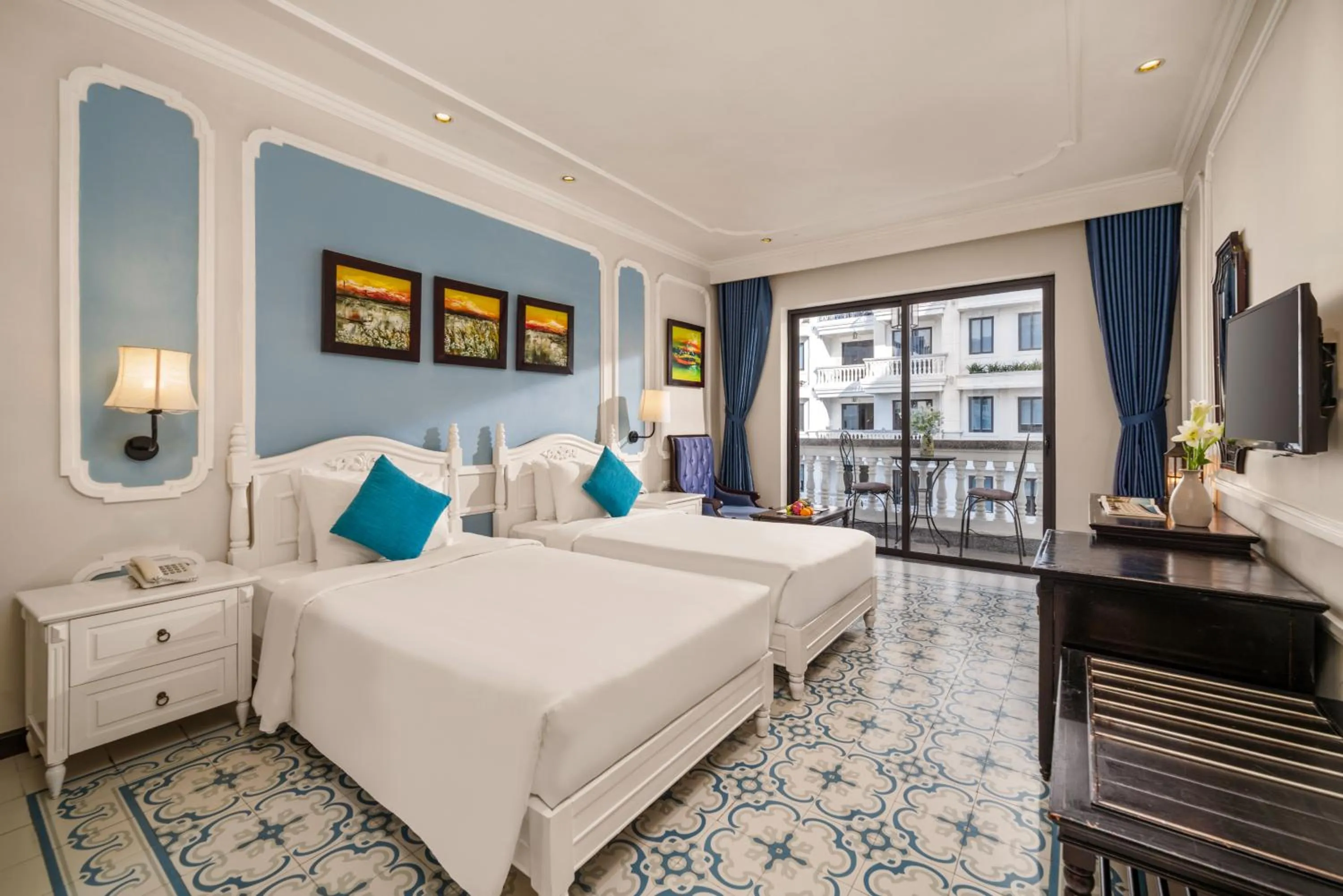 Bed in Hoi An Rosemary Boutique Hotel & Spa - A Peaceful Retreat