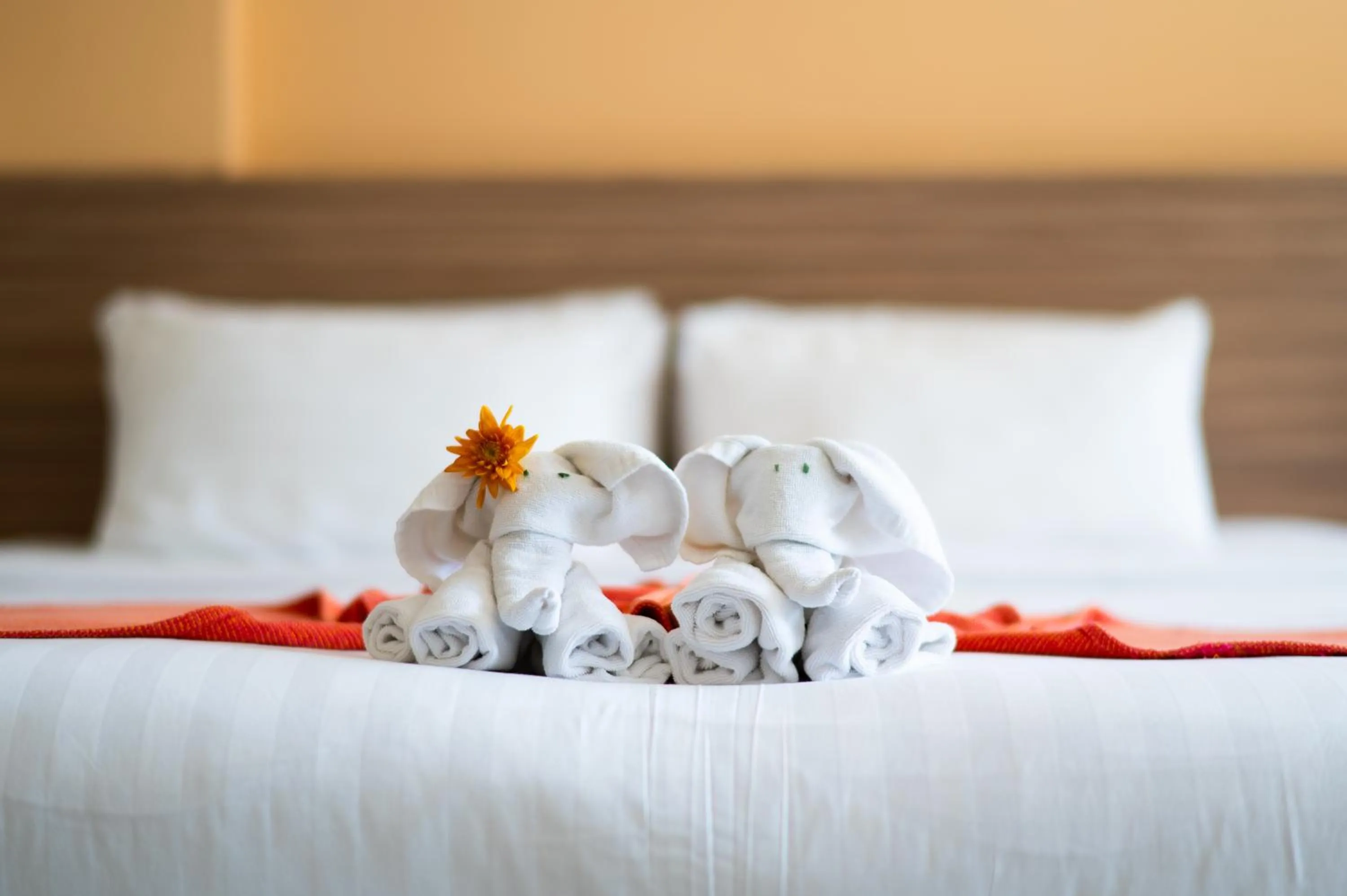 Decorative detail, Bed in The Lantern Resorts Patong - SHA Extra Plus