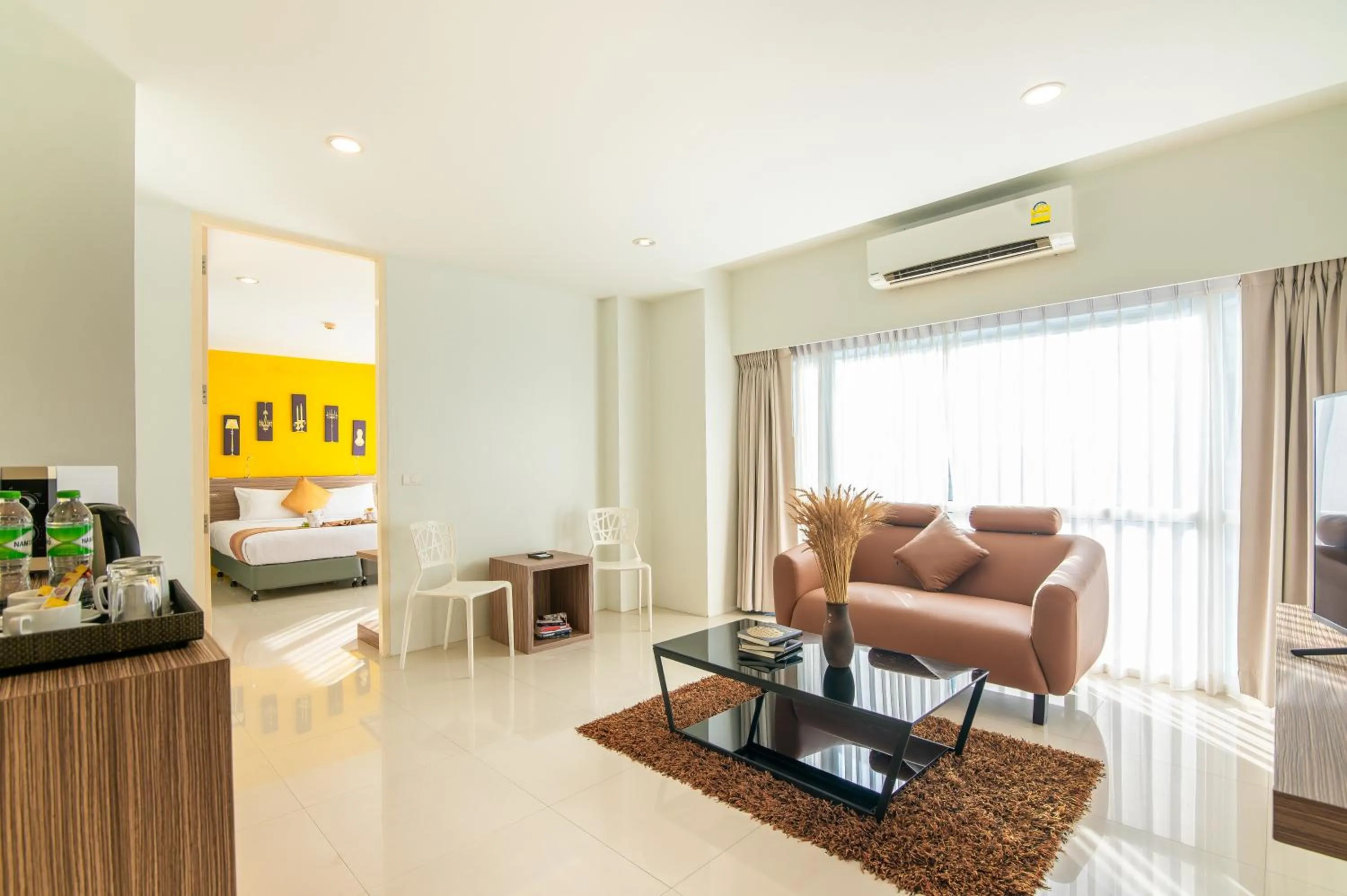 Living room in The Lantern Resorts Patong - SHA Extra Plus