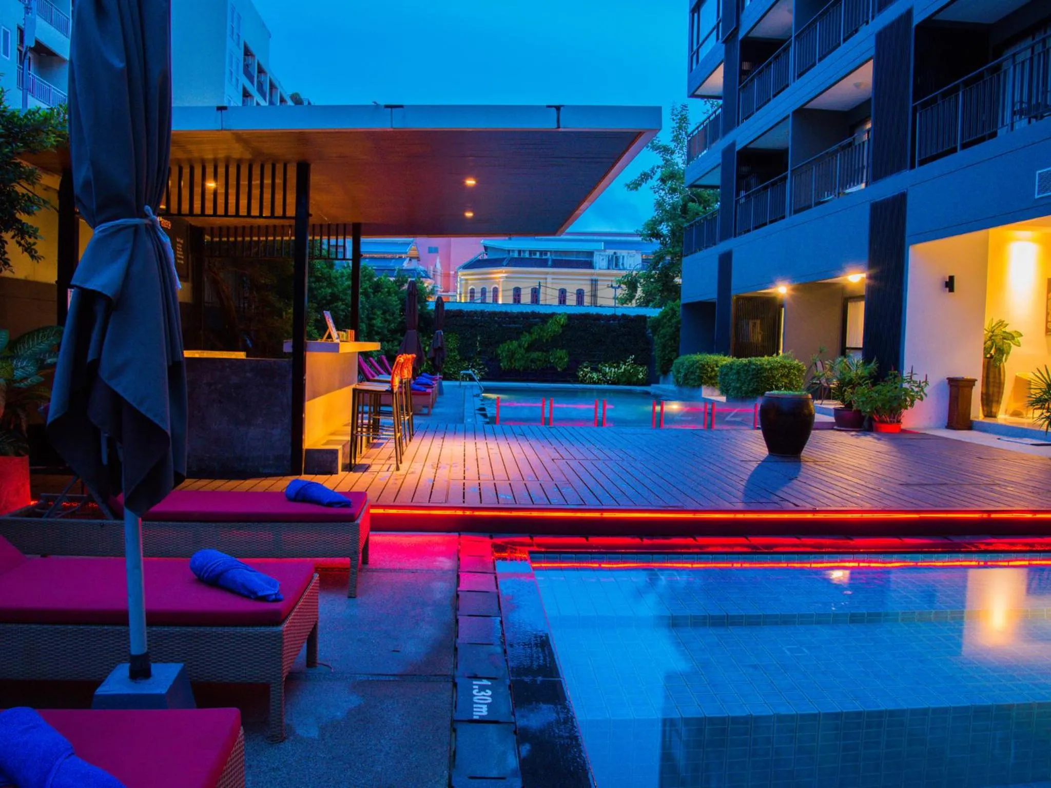 Swimming pool in The Lantern Resorts Patong - SHA Extra Plus