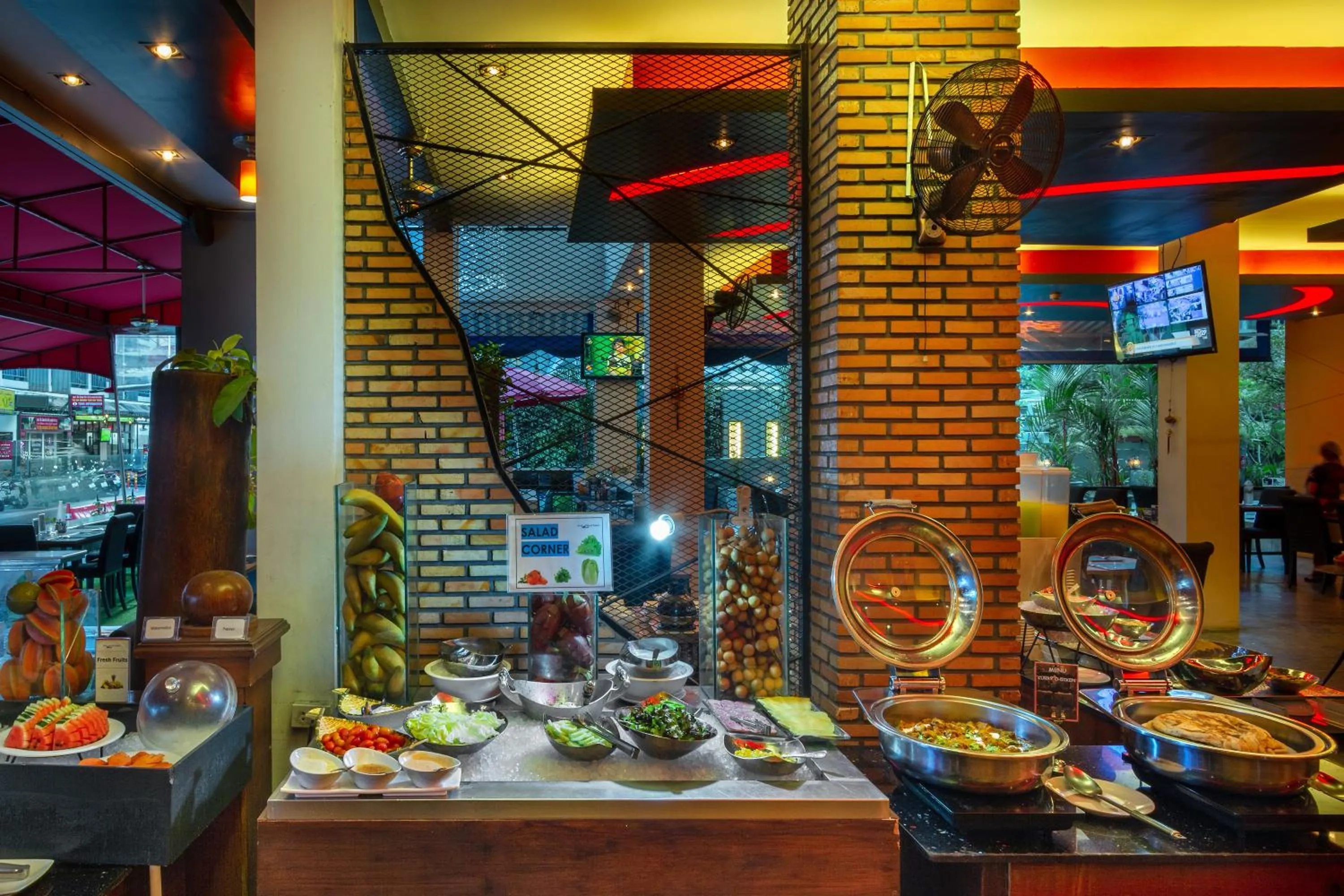 Buffet breakfast in The Lantern Resorts Patong - SHA Extra Plus