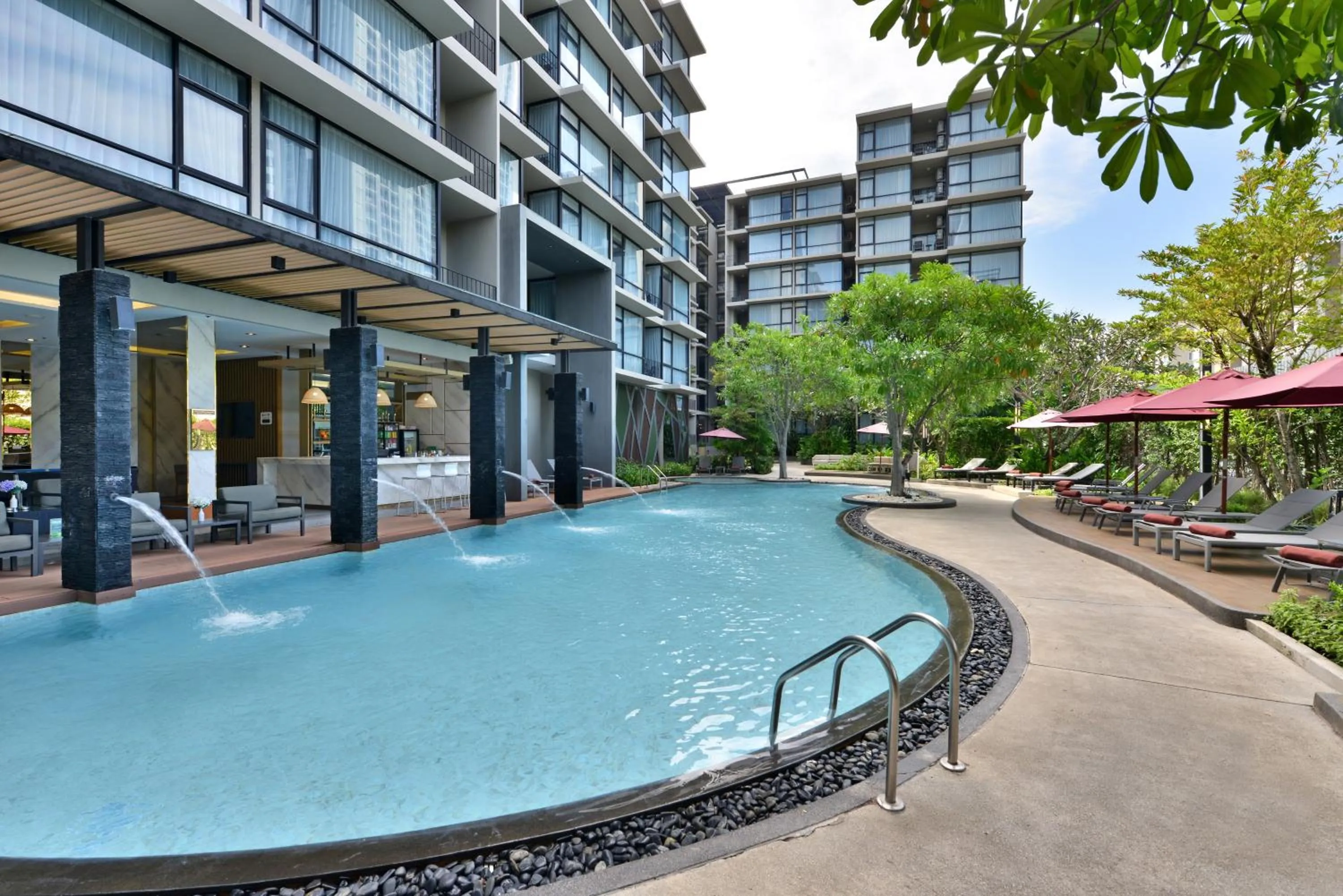 Swimming pool in Altera Hotel and Residence by At Mind