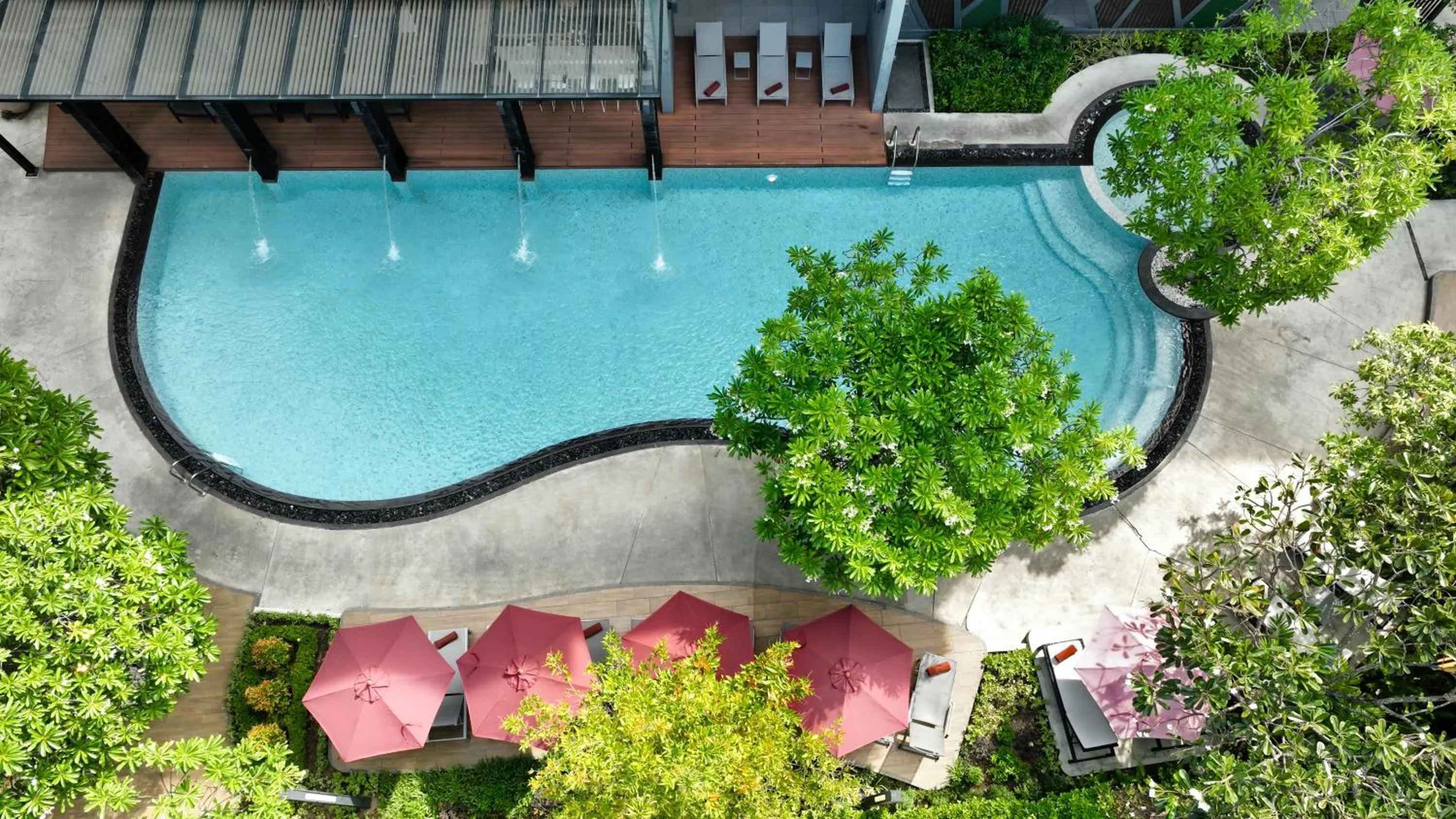 Swimming pool in Altera Hotel and Residence by At Mind