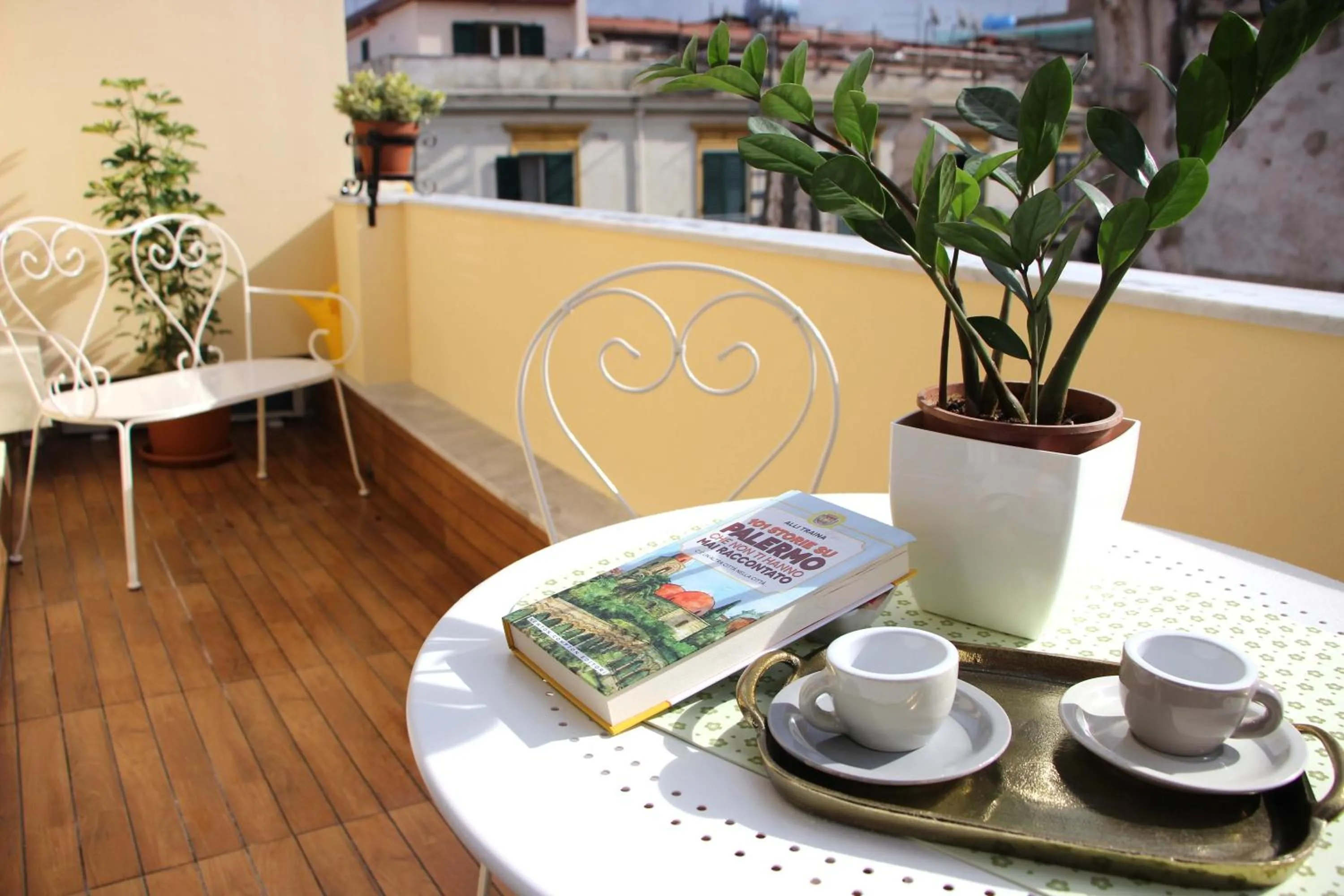 Balcony/Terrace in B&B Vivere Palermo