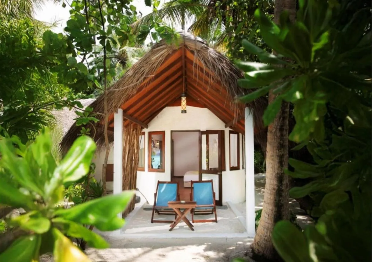 Patio in Makunudu Island- An Intimate Hideaway