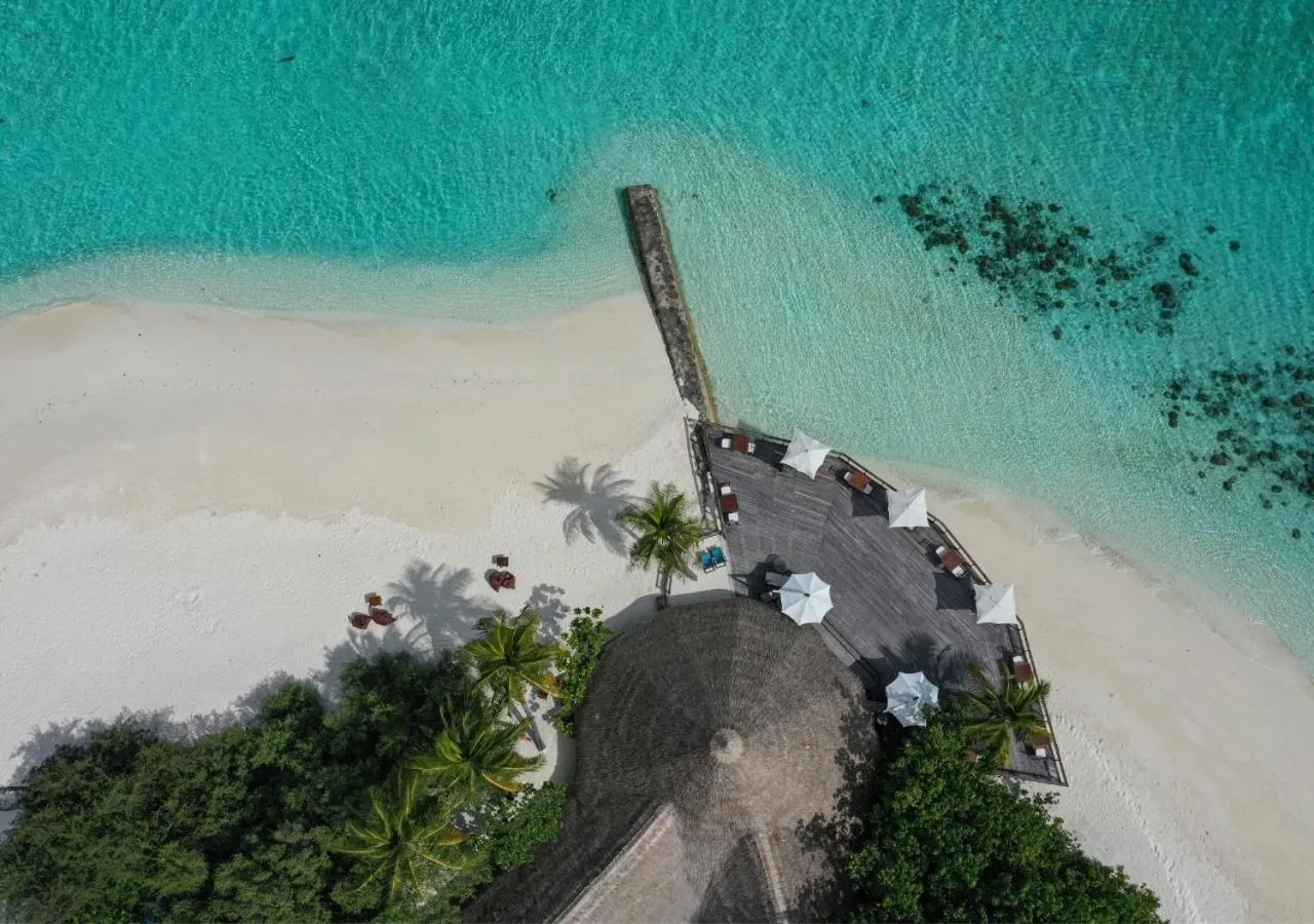 sunbed in Makunudu Island- An Intimate Hideaway