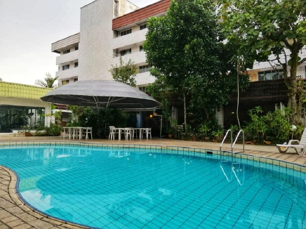 Pool view in Terrace Hotel