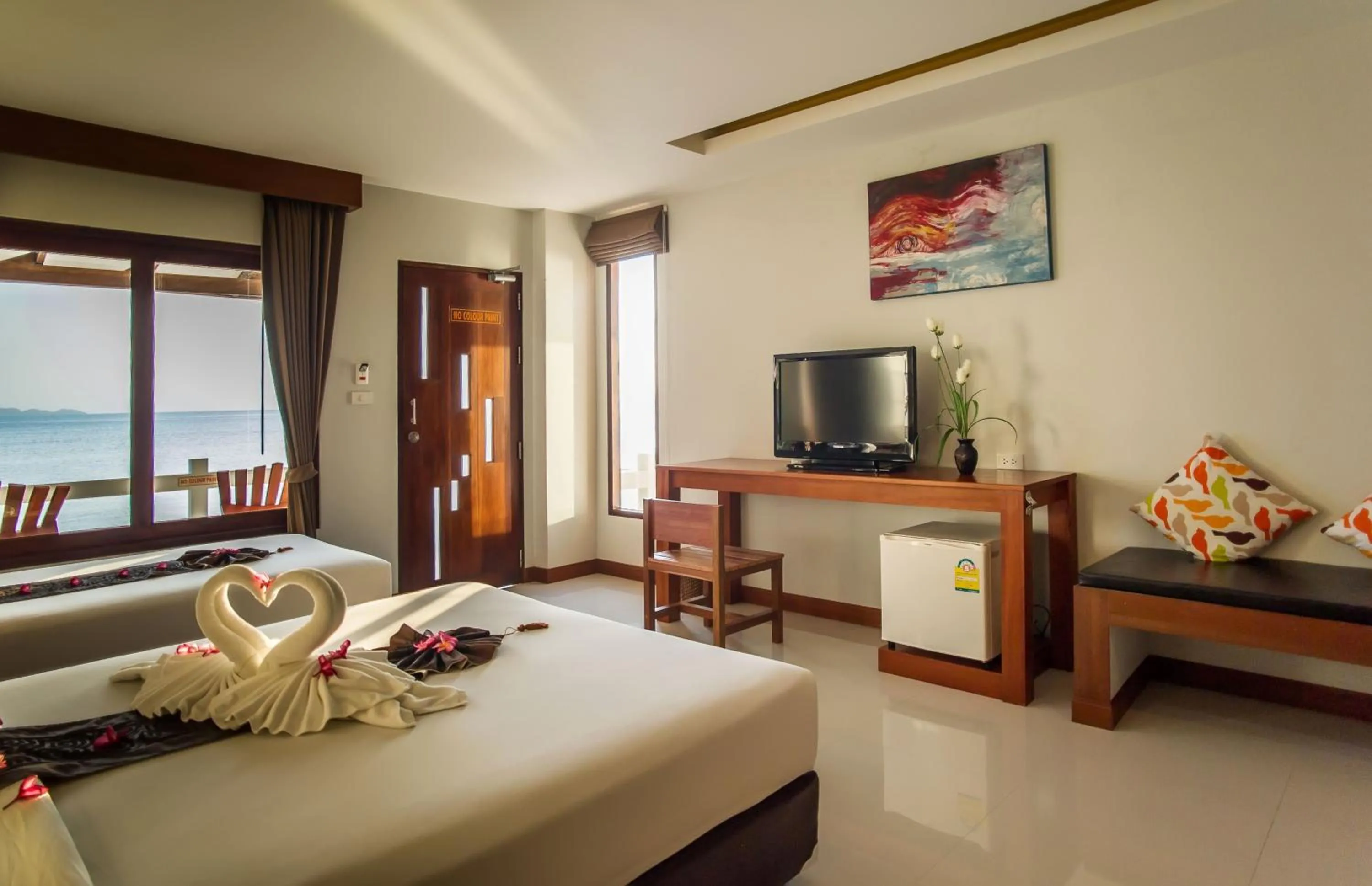 Bed in Neptune's Villa