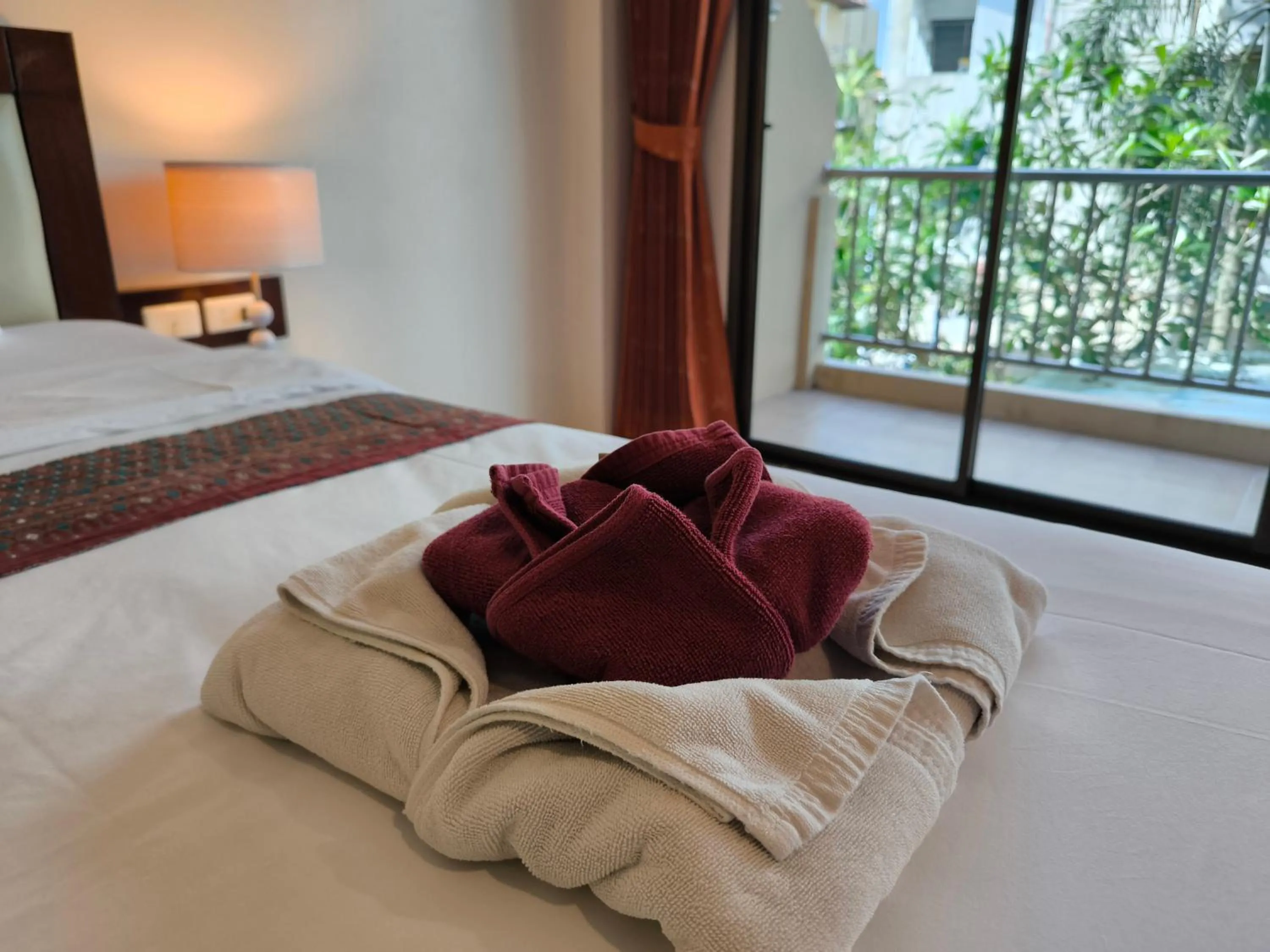 Decorative detail, Bed in Seven Seas Hotel Patong Beach