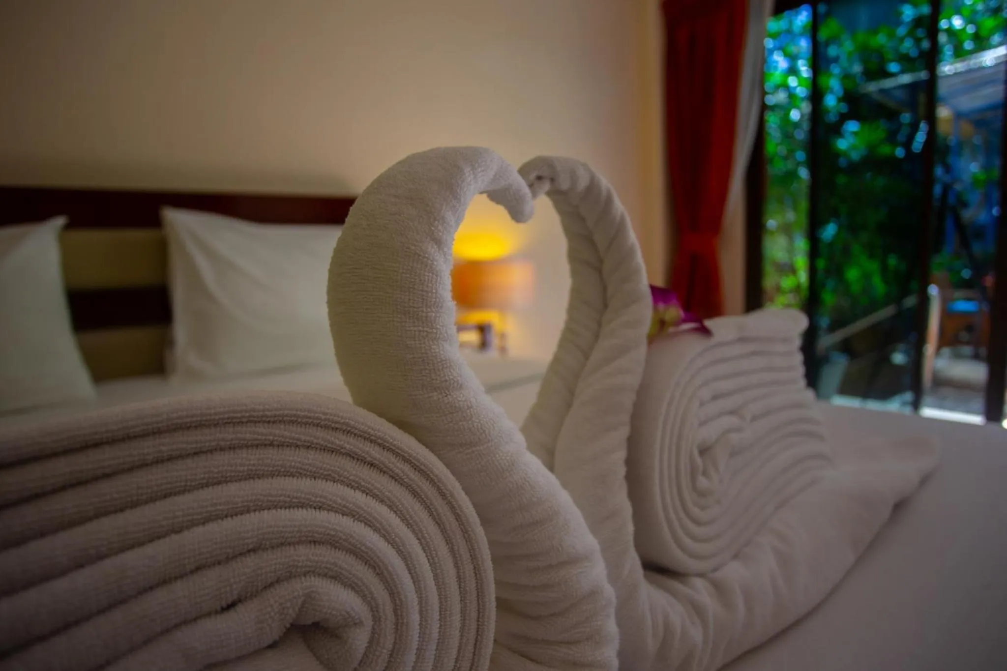 Decorative detail, Bed in Seven Seas Hotel Patong Beach