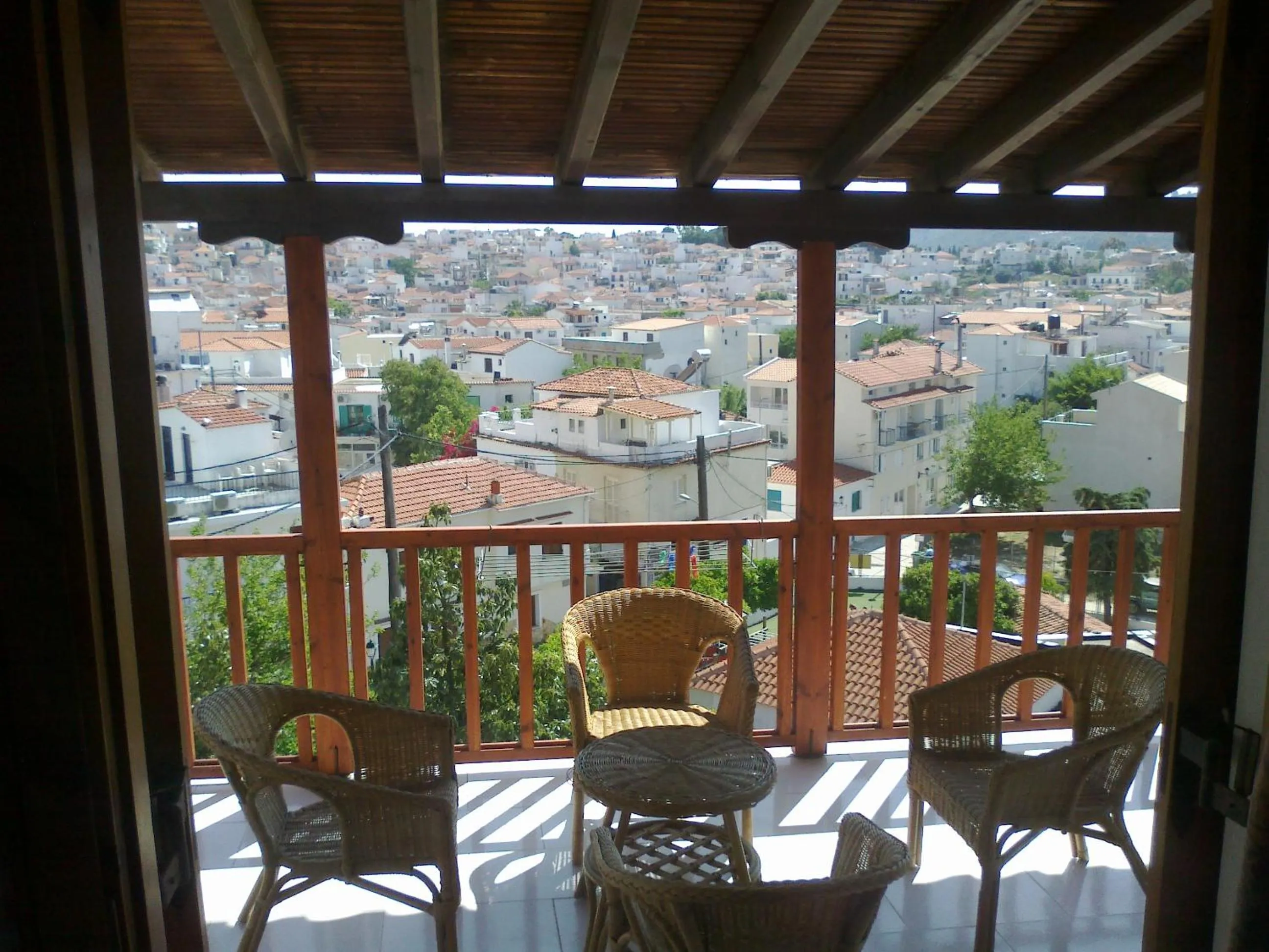 Bird's eye view in ELIZA Skiathos