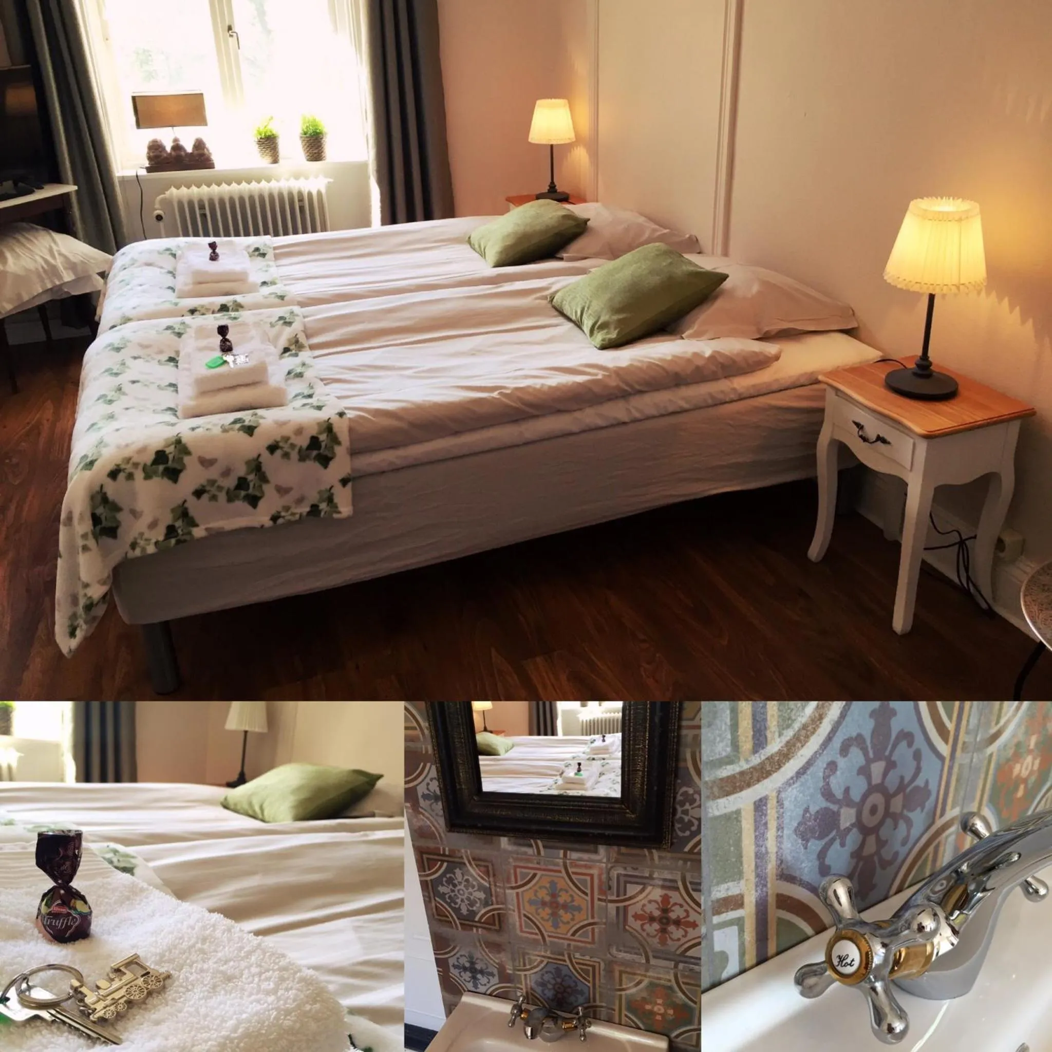 Photo of the whole room, Bed in Järnvägshotellet