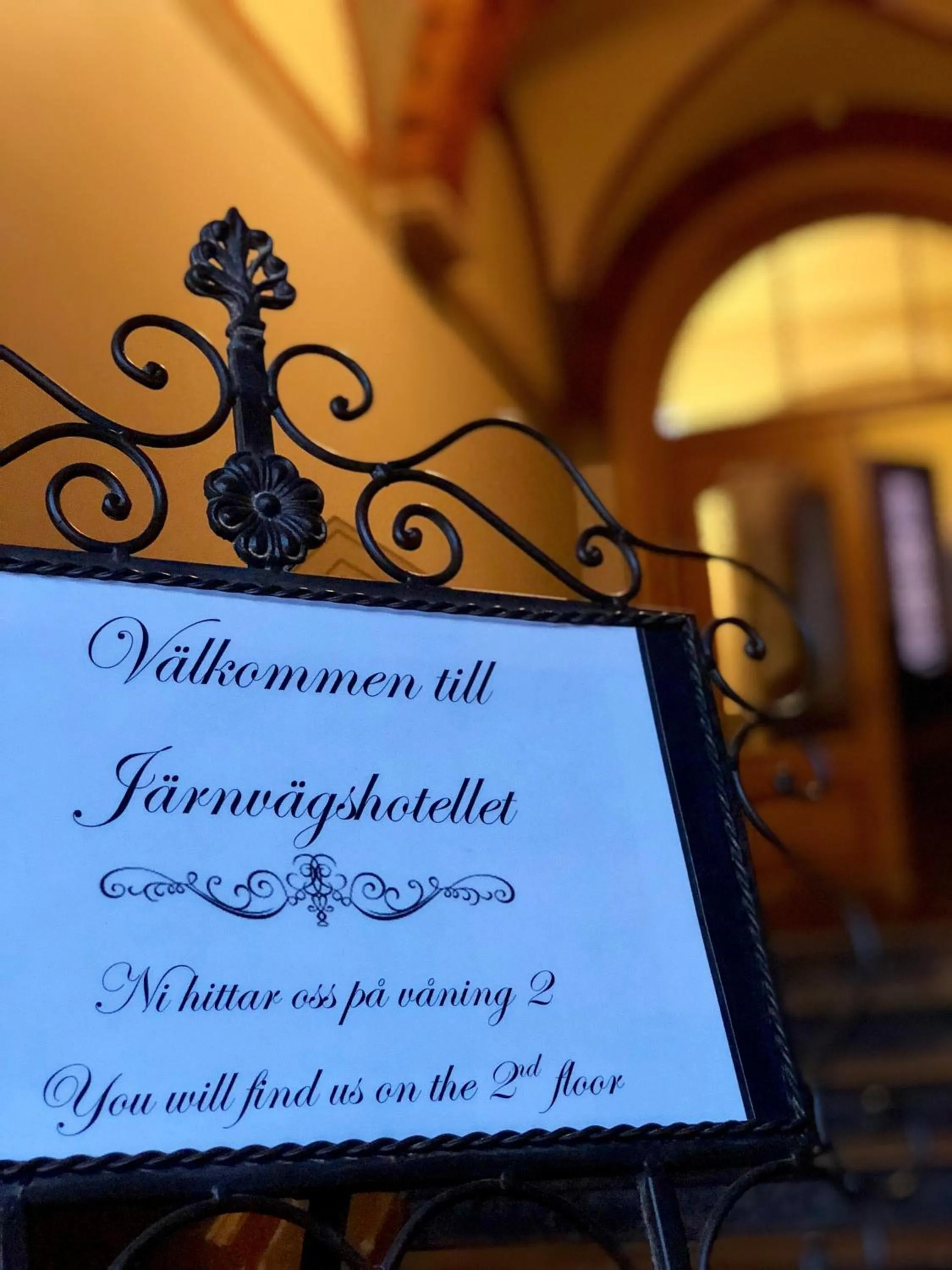 Facade/entrance in Järnvägshotellet