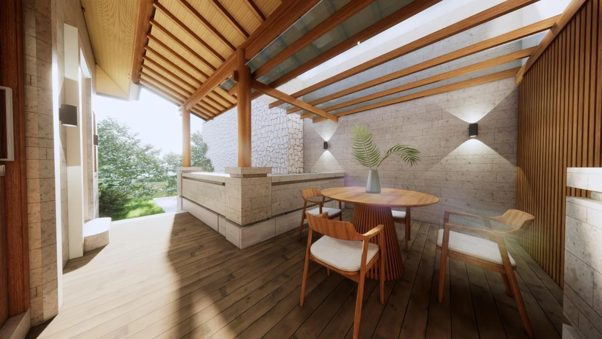 Seating area in Tonys Villas & Resort Seminyak - Bali