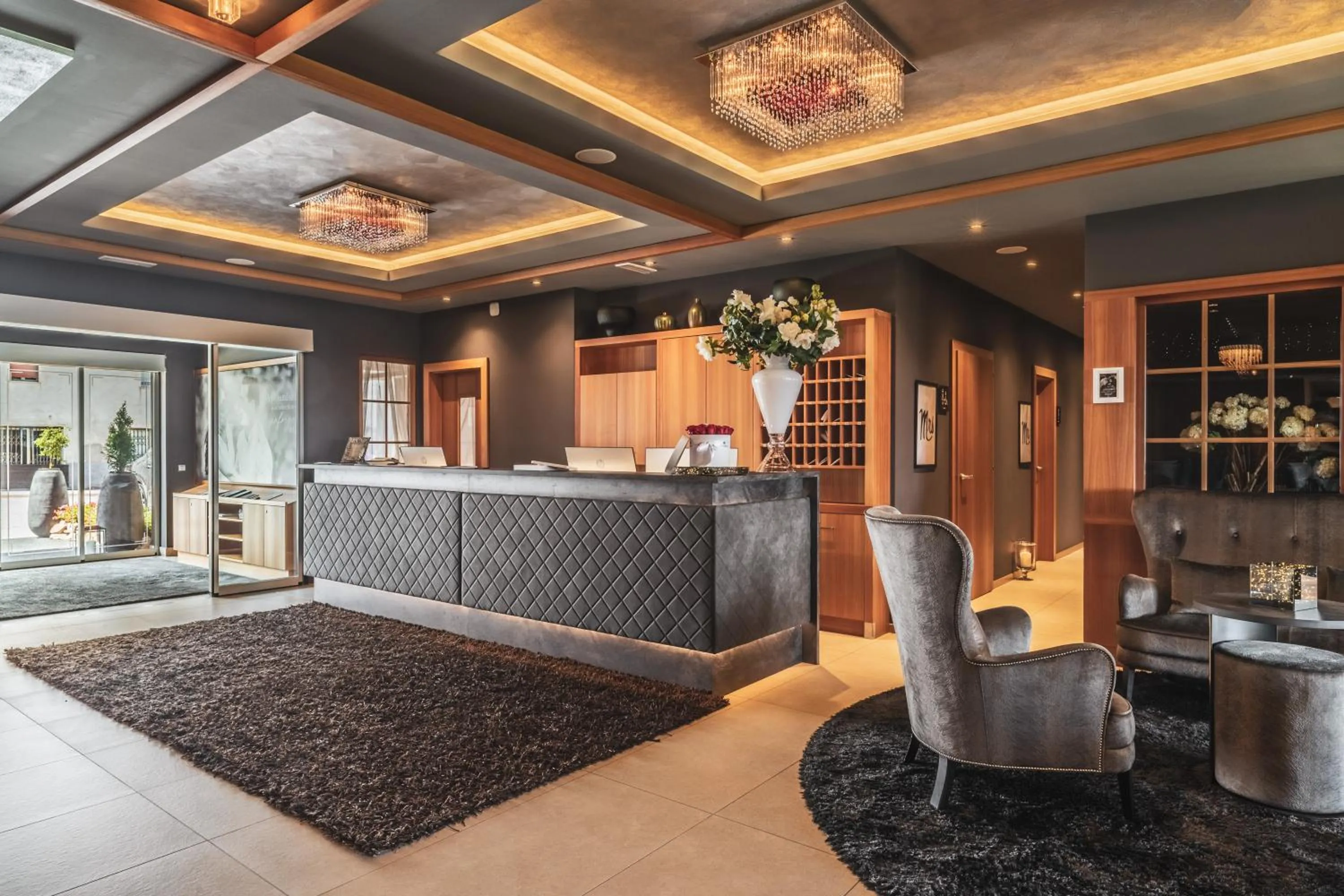 Lobby or reception in SOLEA DOLOMITI Boutique Hotel