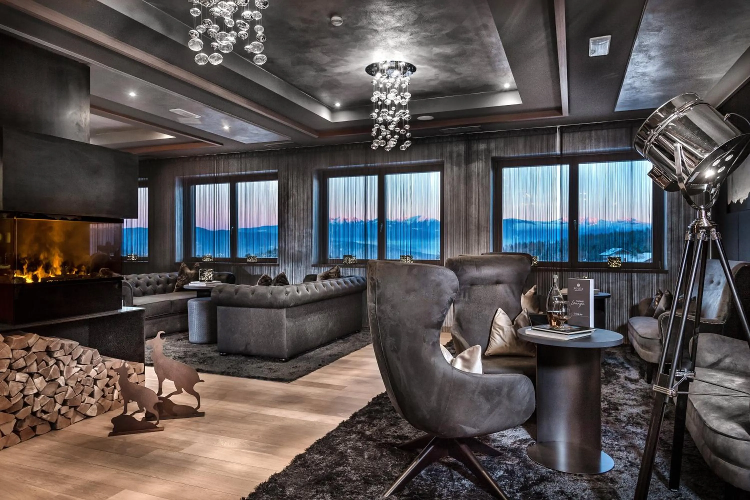 Lobby or reception in SOLEA DOLOMITI Boutique Hotel