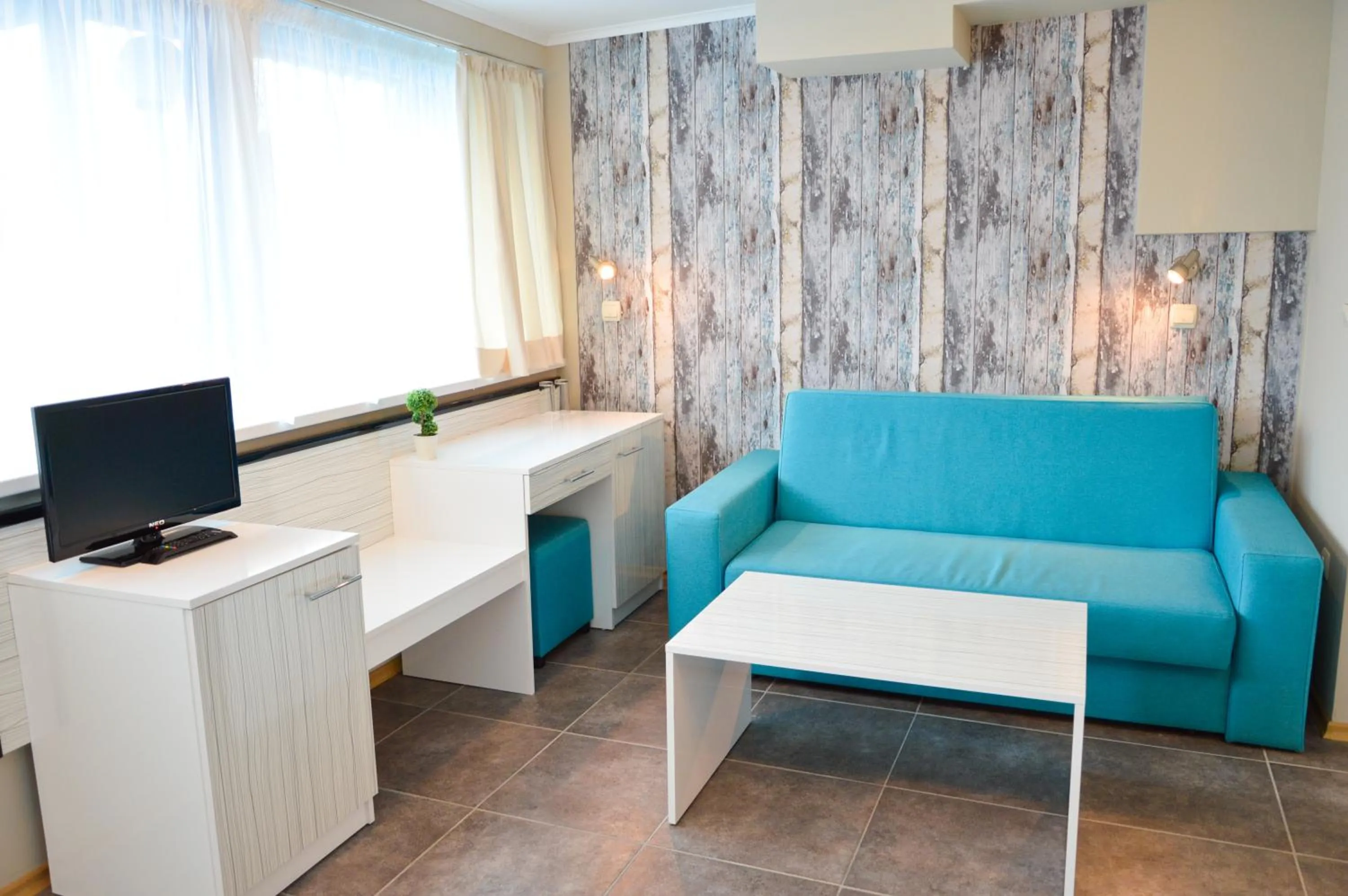 Seating area in Aphrodite Hotel