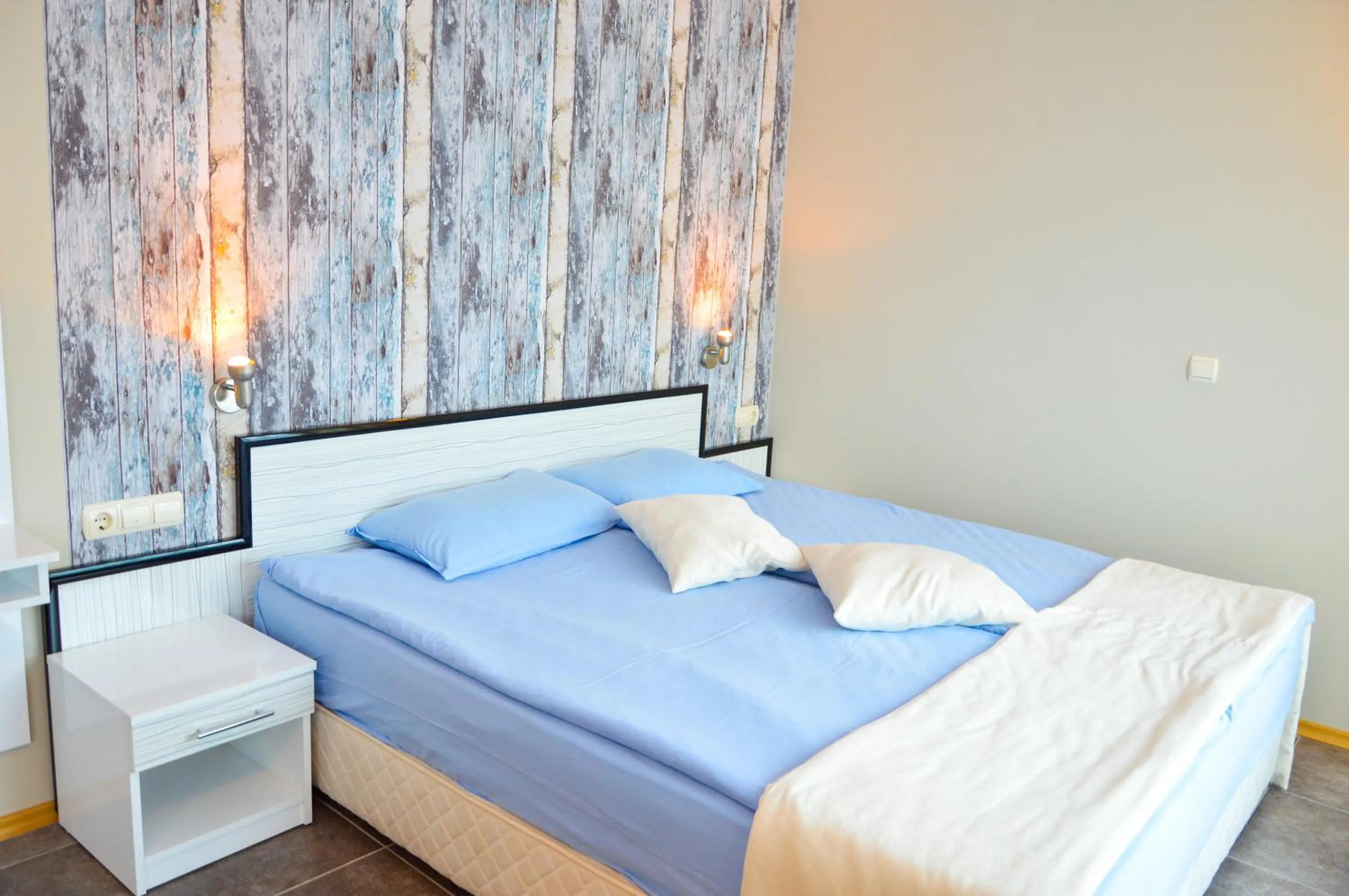 Bed in Aphrodite Hotel