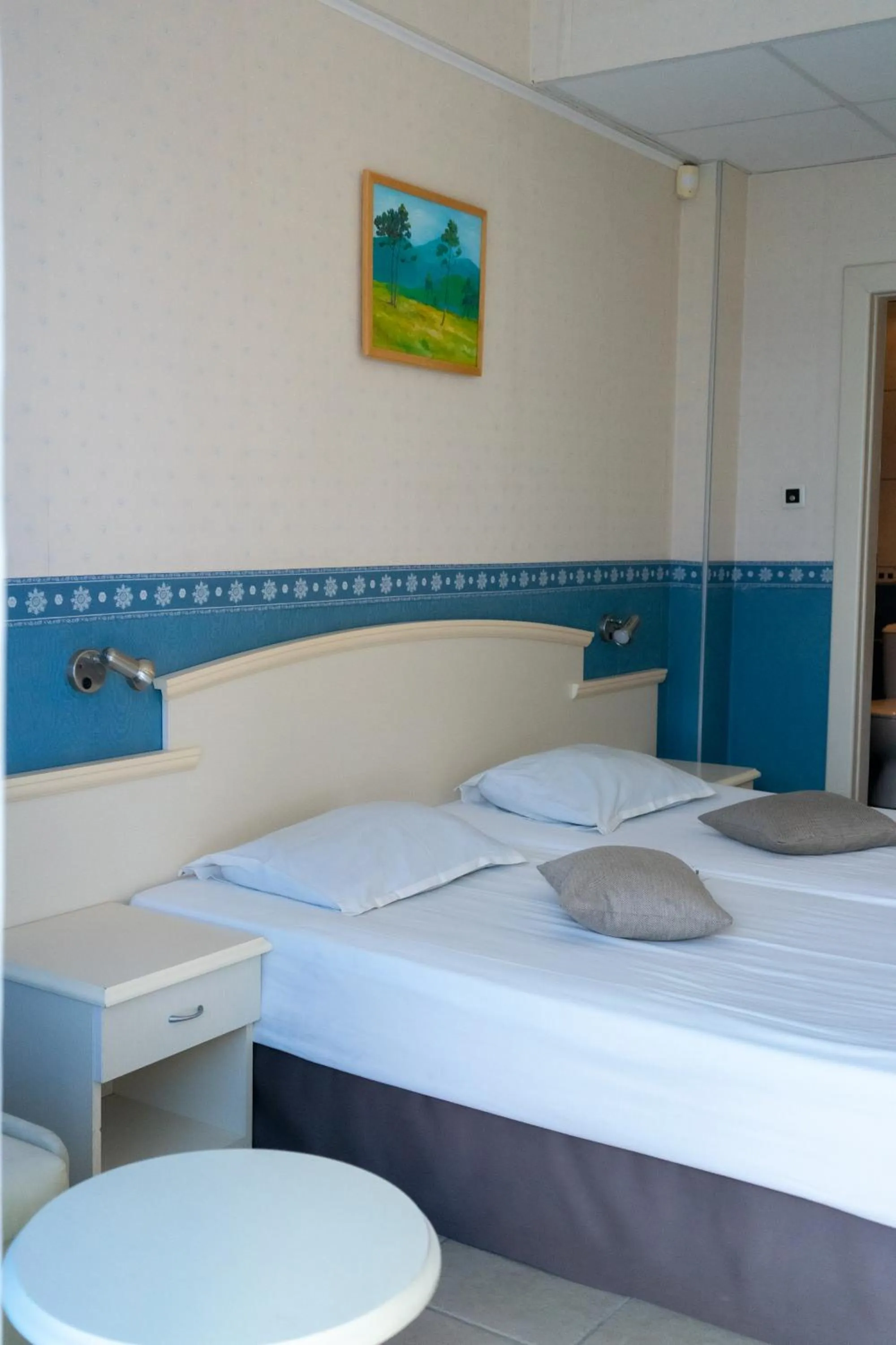 Bed in Aphrodite Hotel