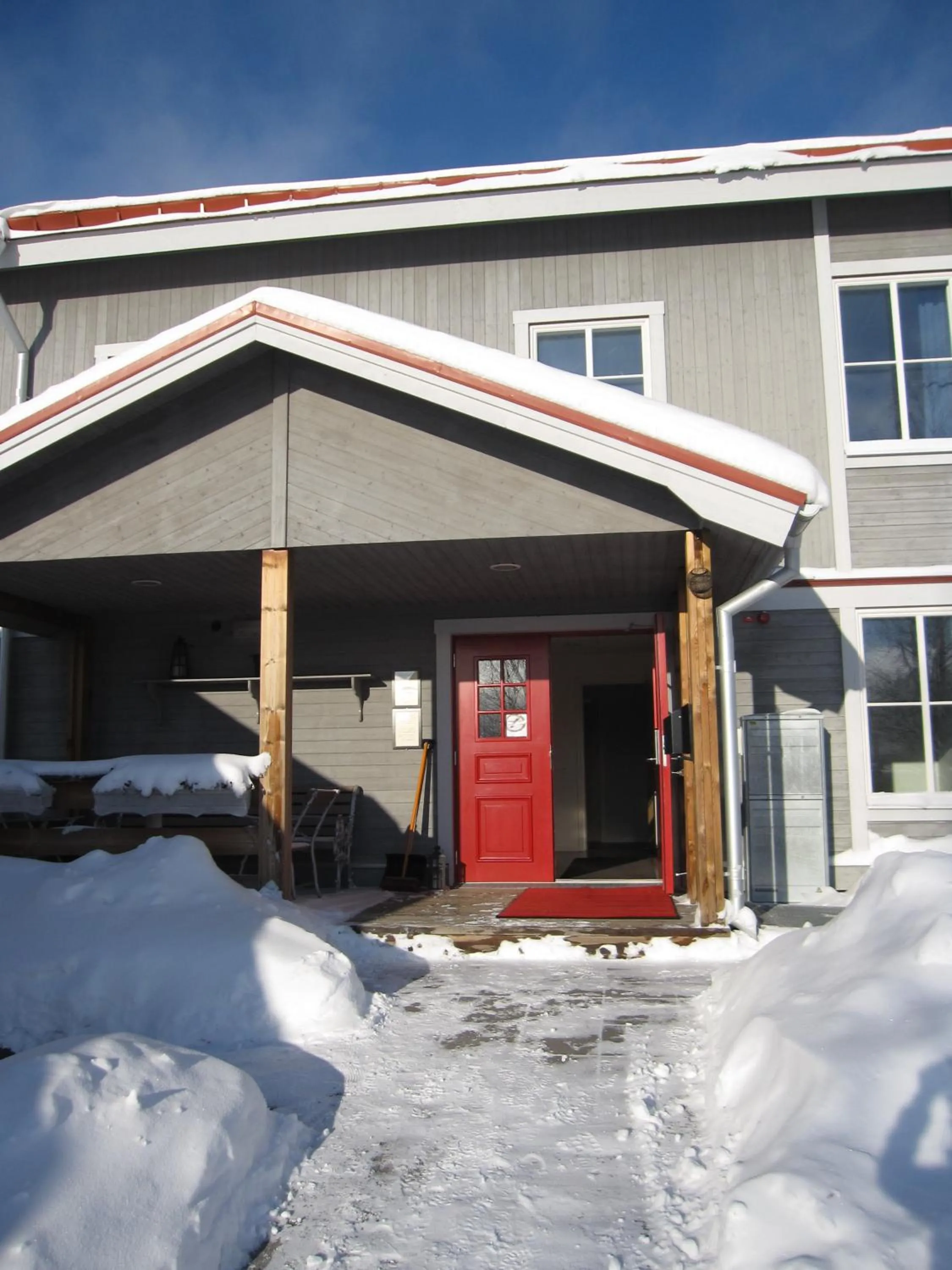 Facade/entrance in Hotell Ramudden