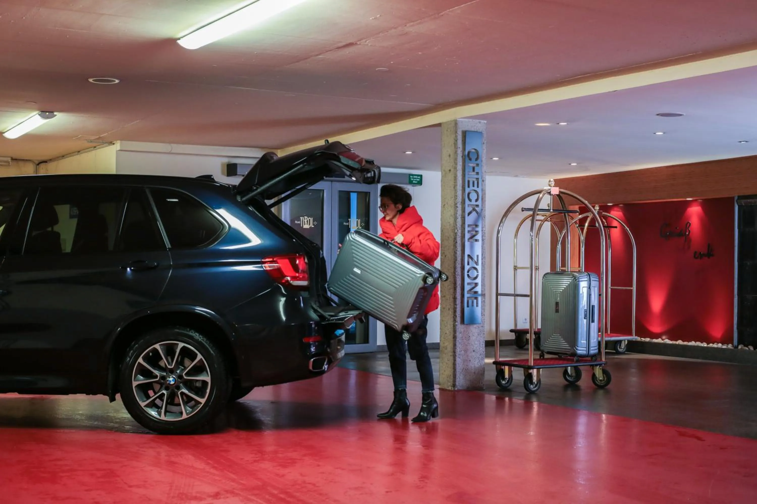 Decorative detail in Hotel Tirol